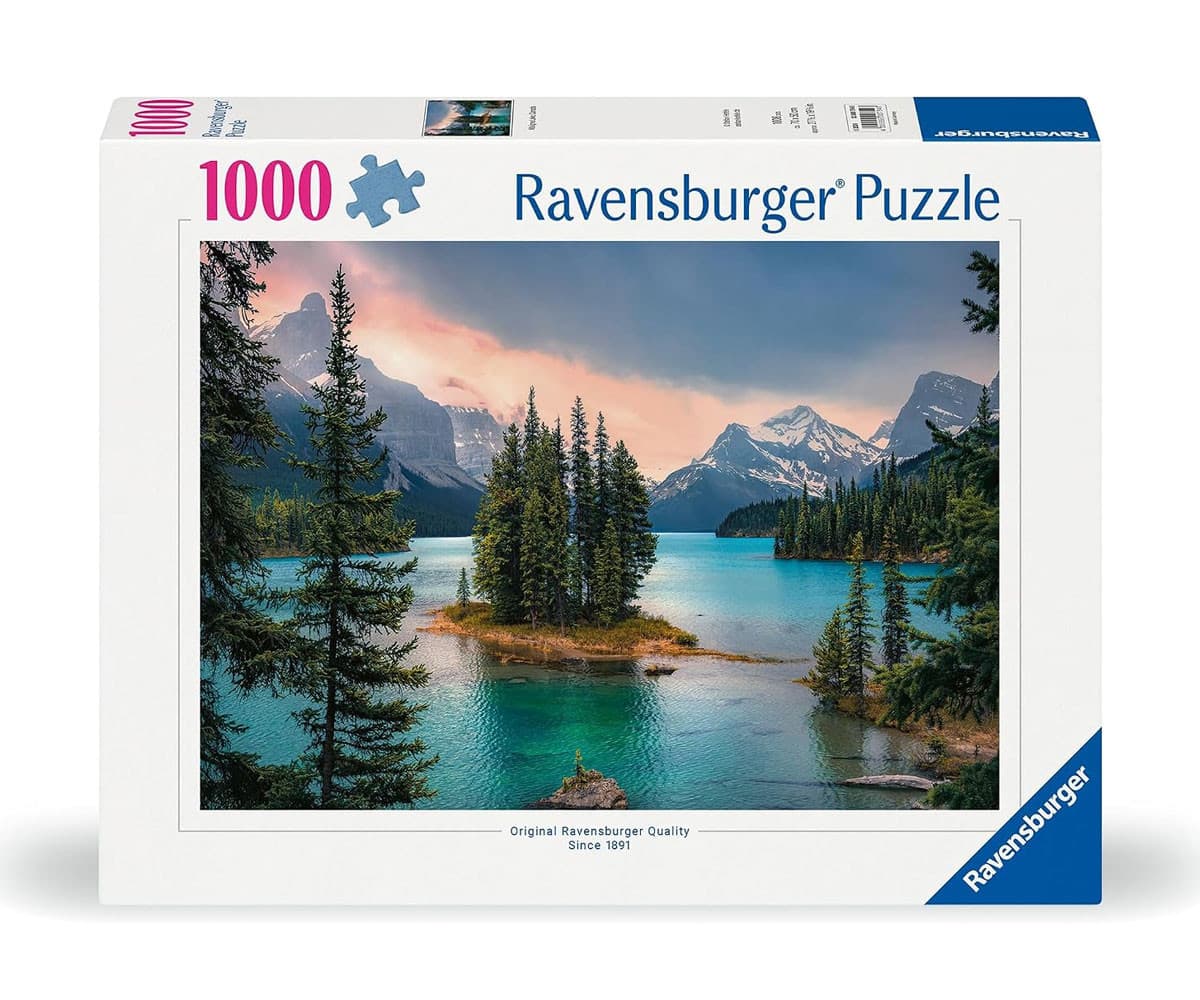 Пъзел Ravensburger 1000 ел. - Езерото Малайн, Канада