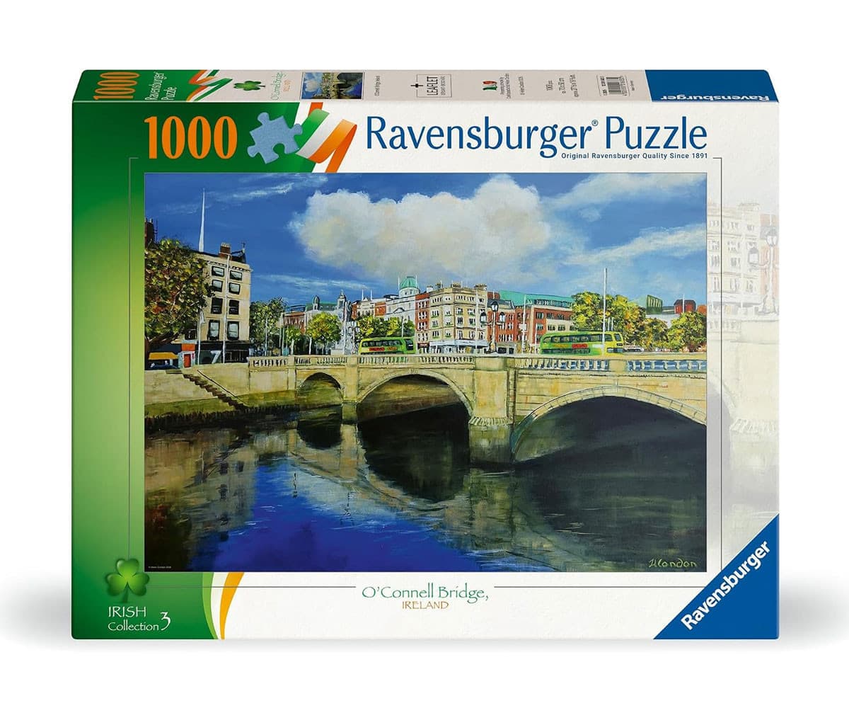 Пъзел Ravensburger 1000 ел. - Мостът О'Конъл, Дъблин