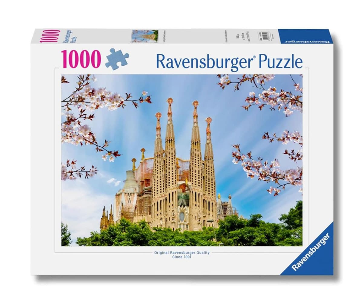 Пъзел Ravensburger 1000 ел. - Саграда Фамилия, Барселона