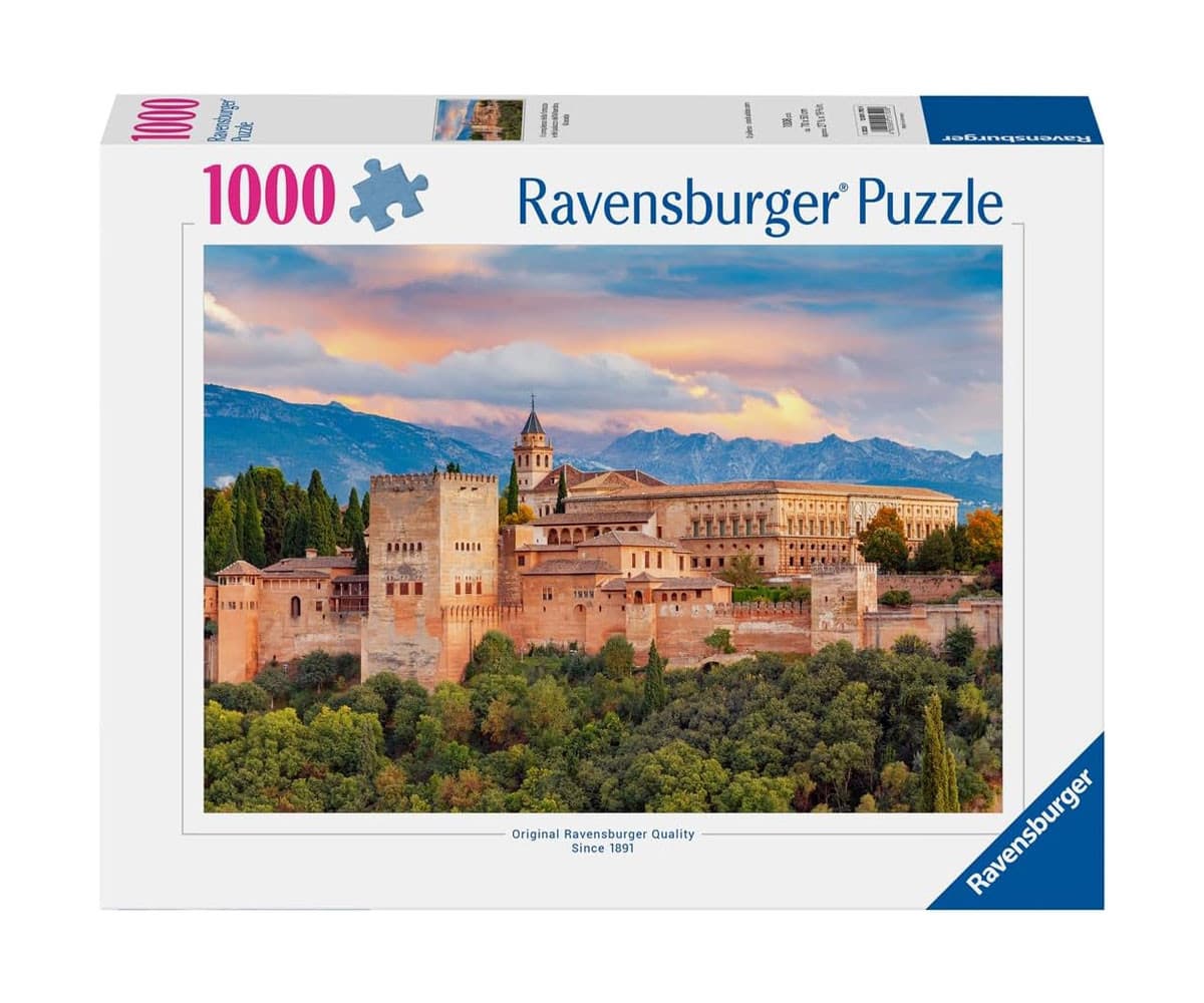 Пъзел Ravensburger 1000 ел. - Алхамбра, Испания
