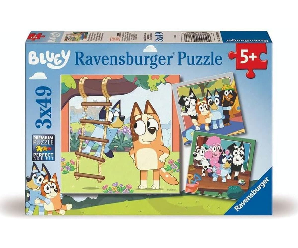 Пъзел Ravensburger 3x49 ел. - Блуи