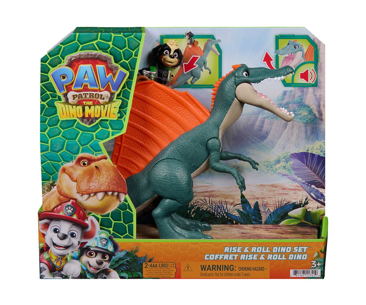 Пес Патрул - The Dino Movie: Комплект кученце и Спинозавър