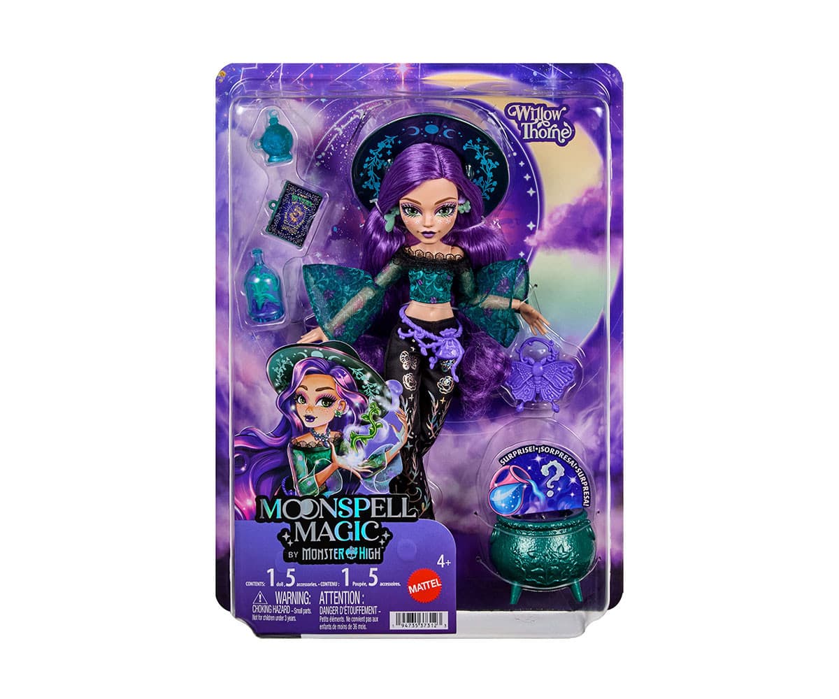 Кукла Monster High - Moonspell Magic: Уилоу Торн (вещица на природата)