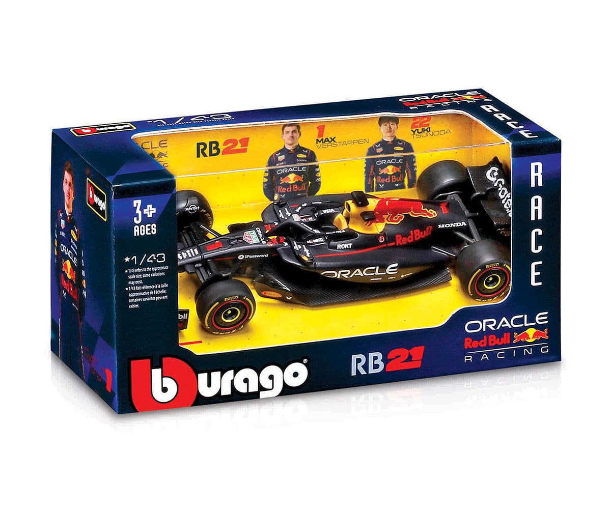 Bburago - модел на кола 1:43 - F1 Oracle Red Bull RB21 (#1)