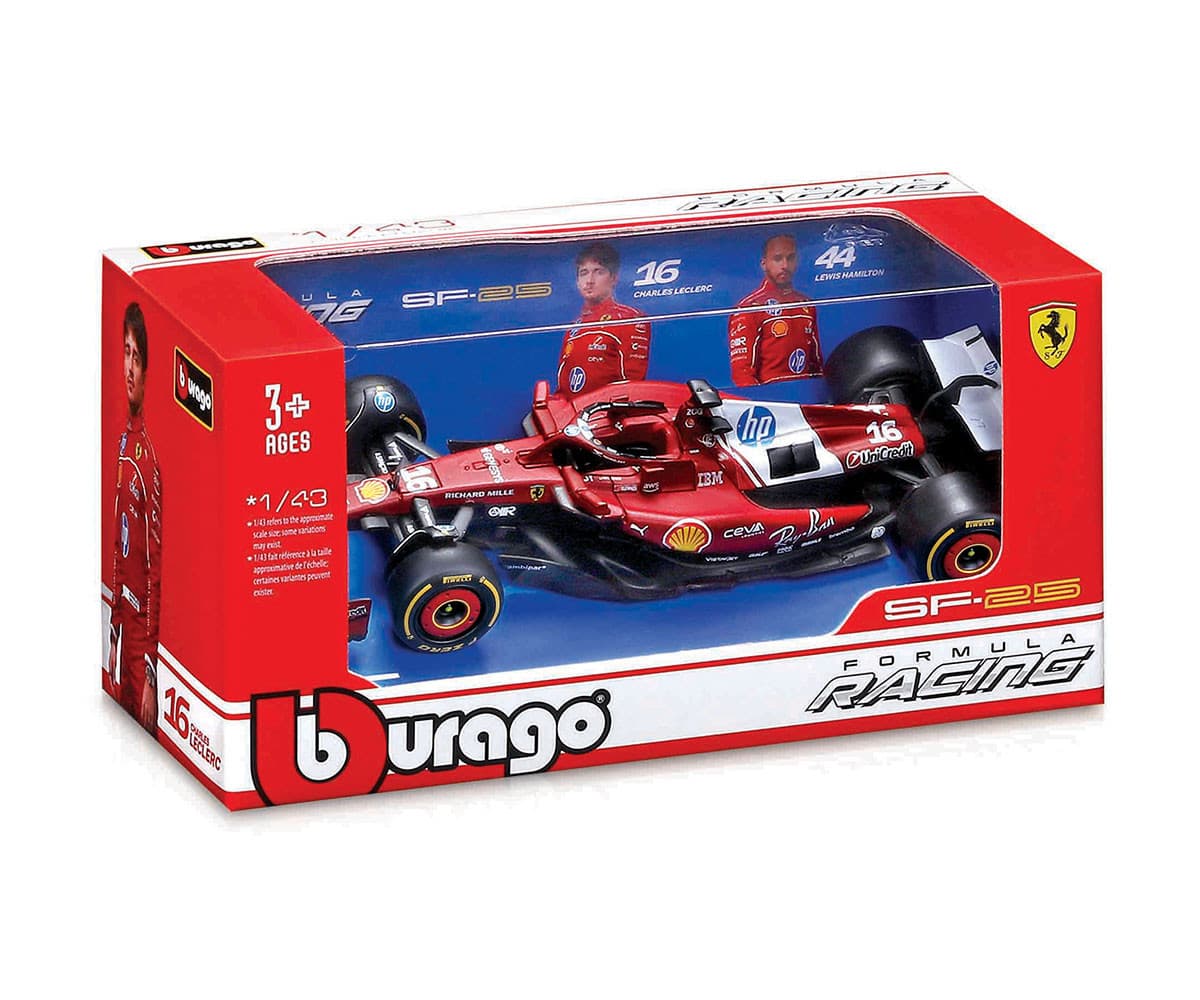 Bburago - модел на кола 1:43 - F1 SF-25 (#16)