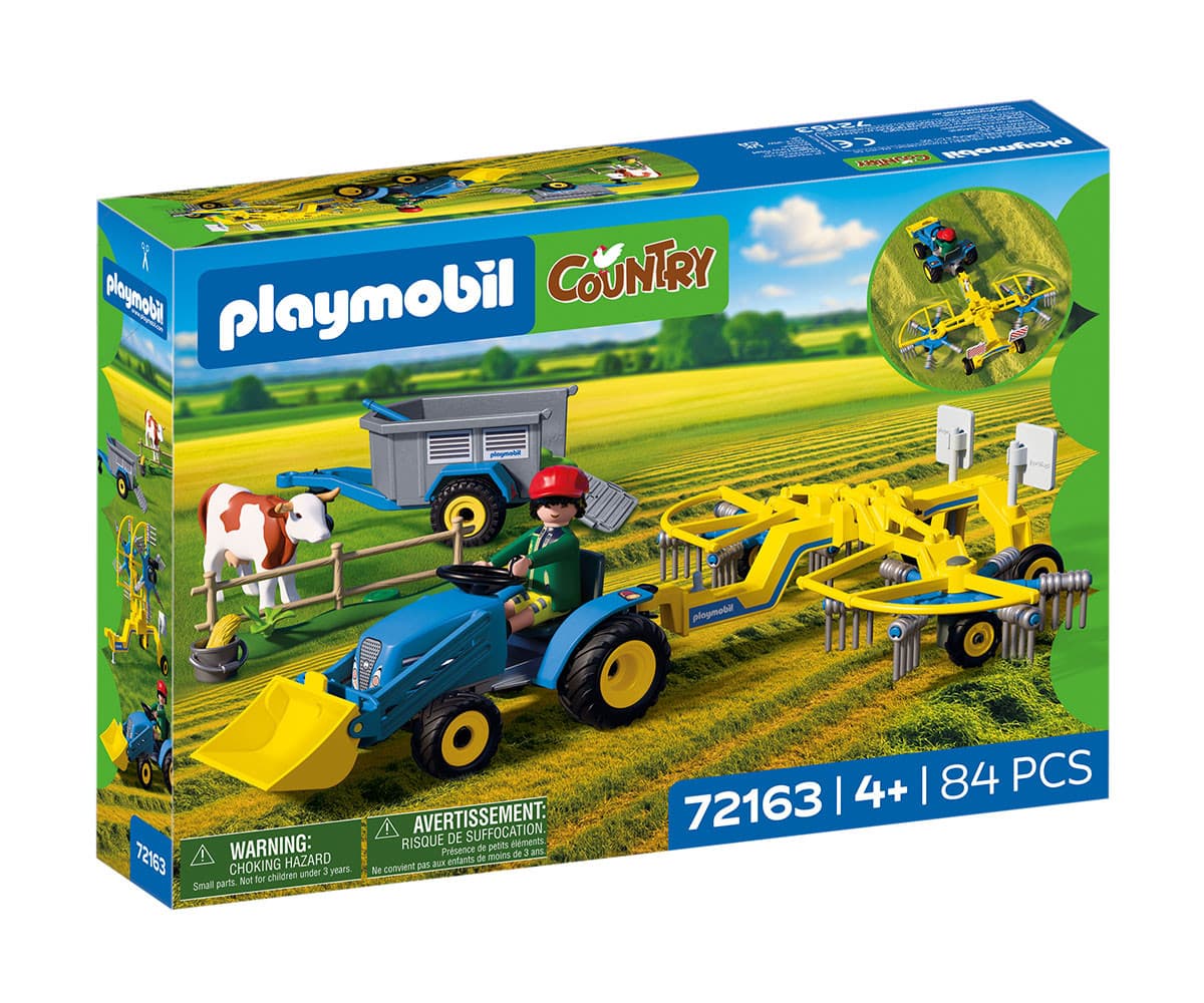 Playmobil - Малък трактор със сеносъбирач
