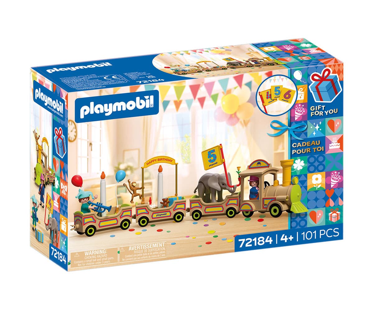 Playmobil - Влакче за рожден ден