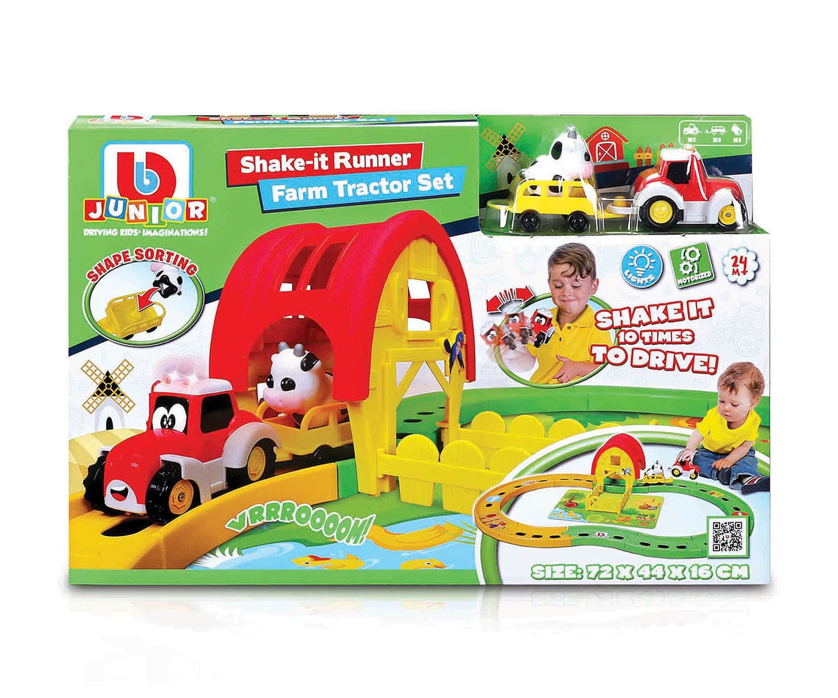 Bburago Junior - Shake-it Runner: Фермерски трактор