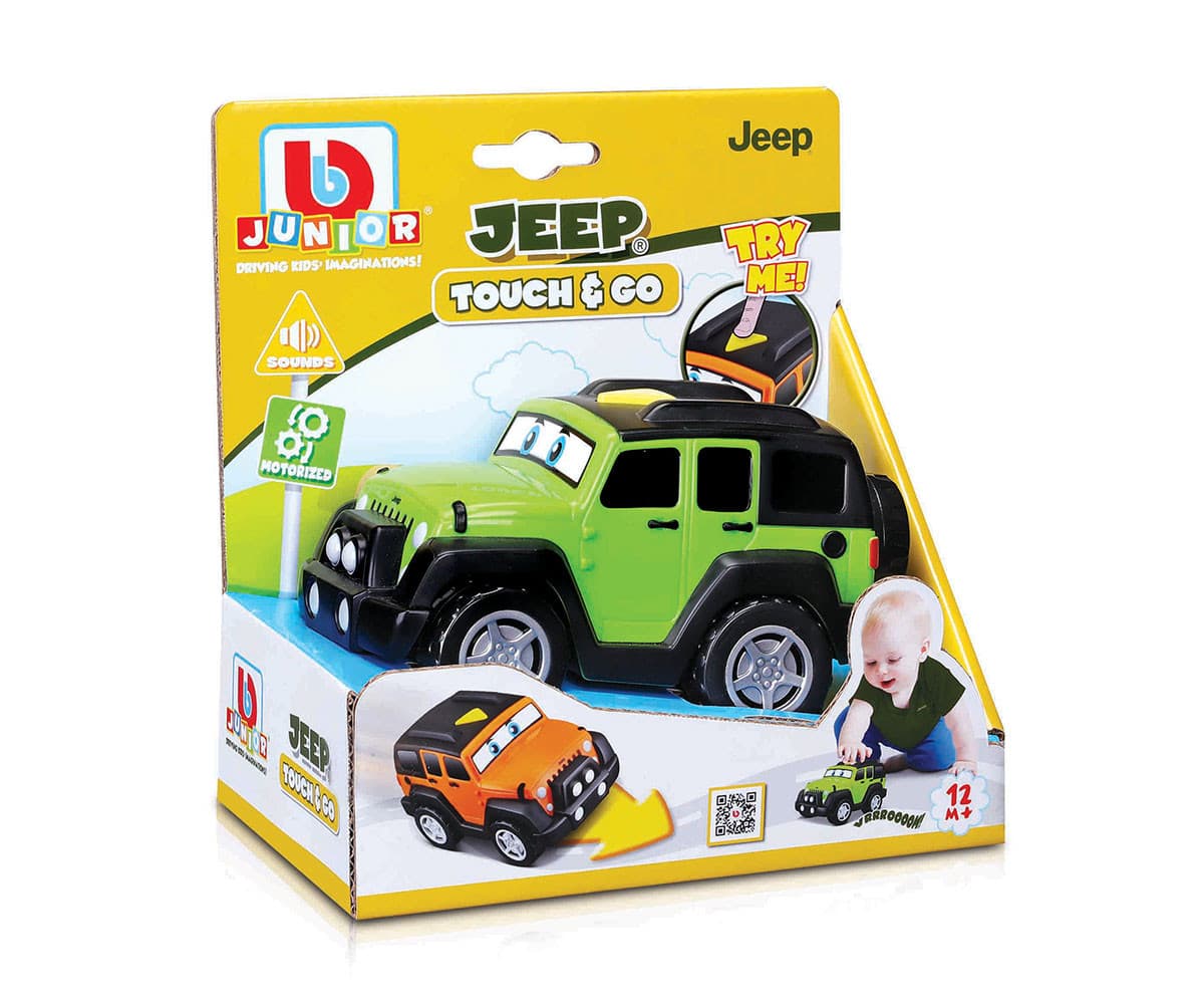 Bburago Junior - Кола Touch&Go Jeep Wrangler Unlimited