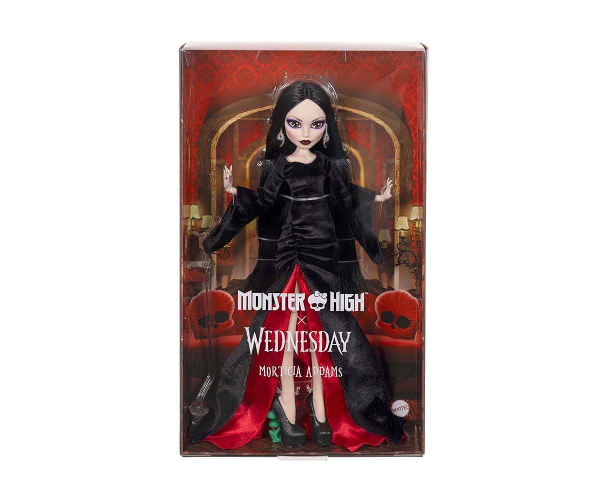 Колекционерска кукла Monster High - Чудовища Wednesday: Мортиша Адамс