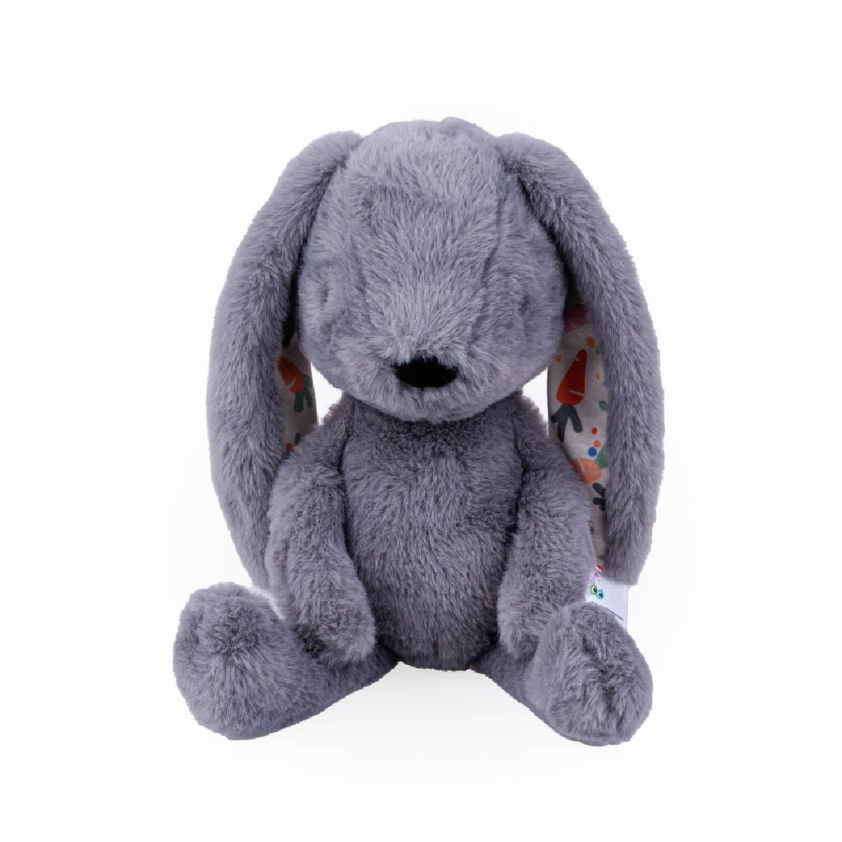 Мека играчка За Гушкане Rabbit сив 81982