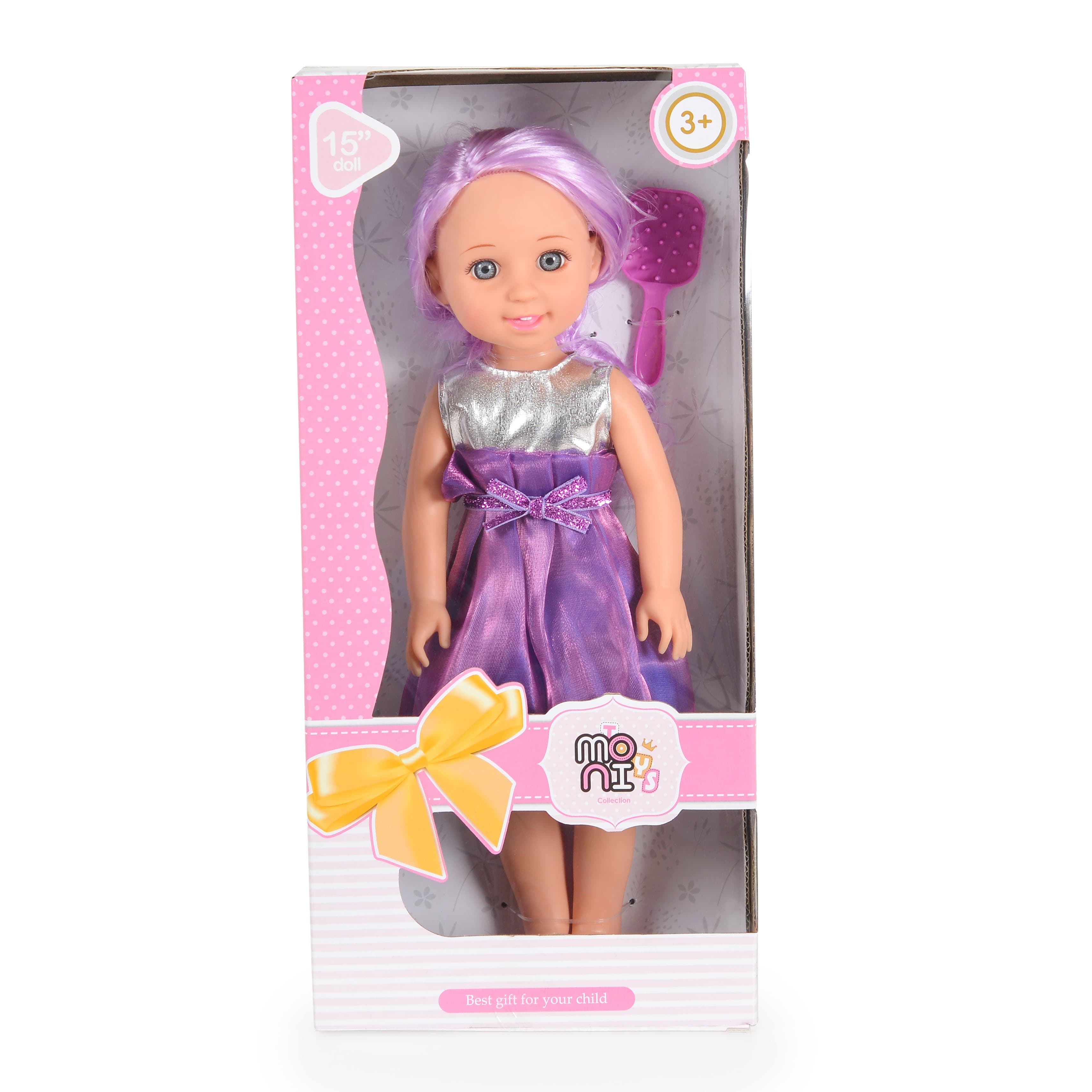 Кукла 38 cm Fairy Doll виолет LS1502