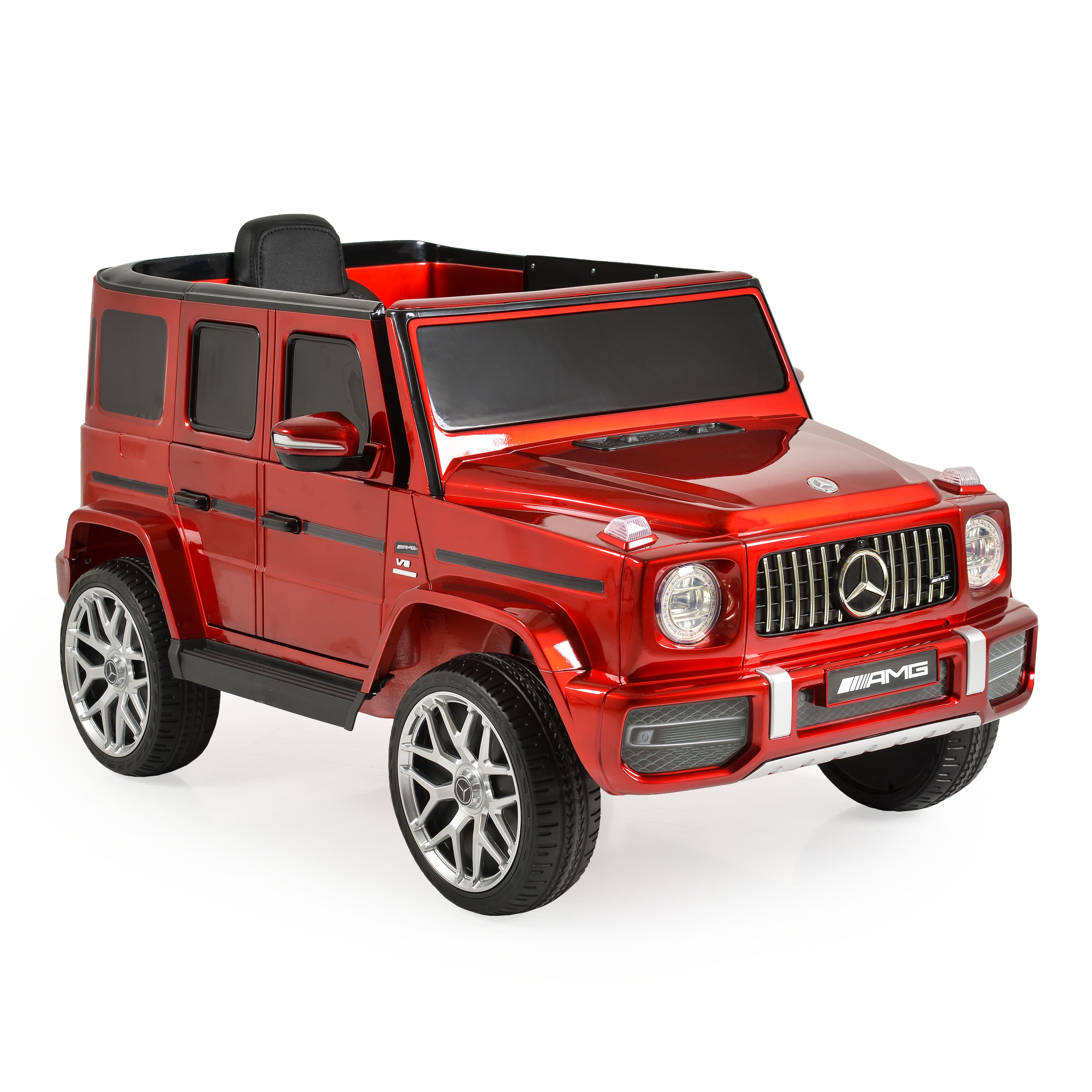 Акумулаторен джип Mercedes-AMG G63 мет. червен