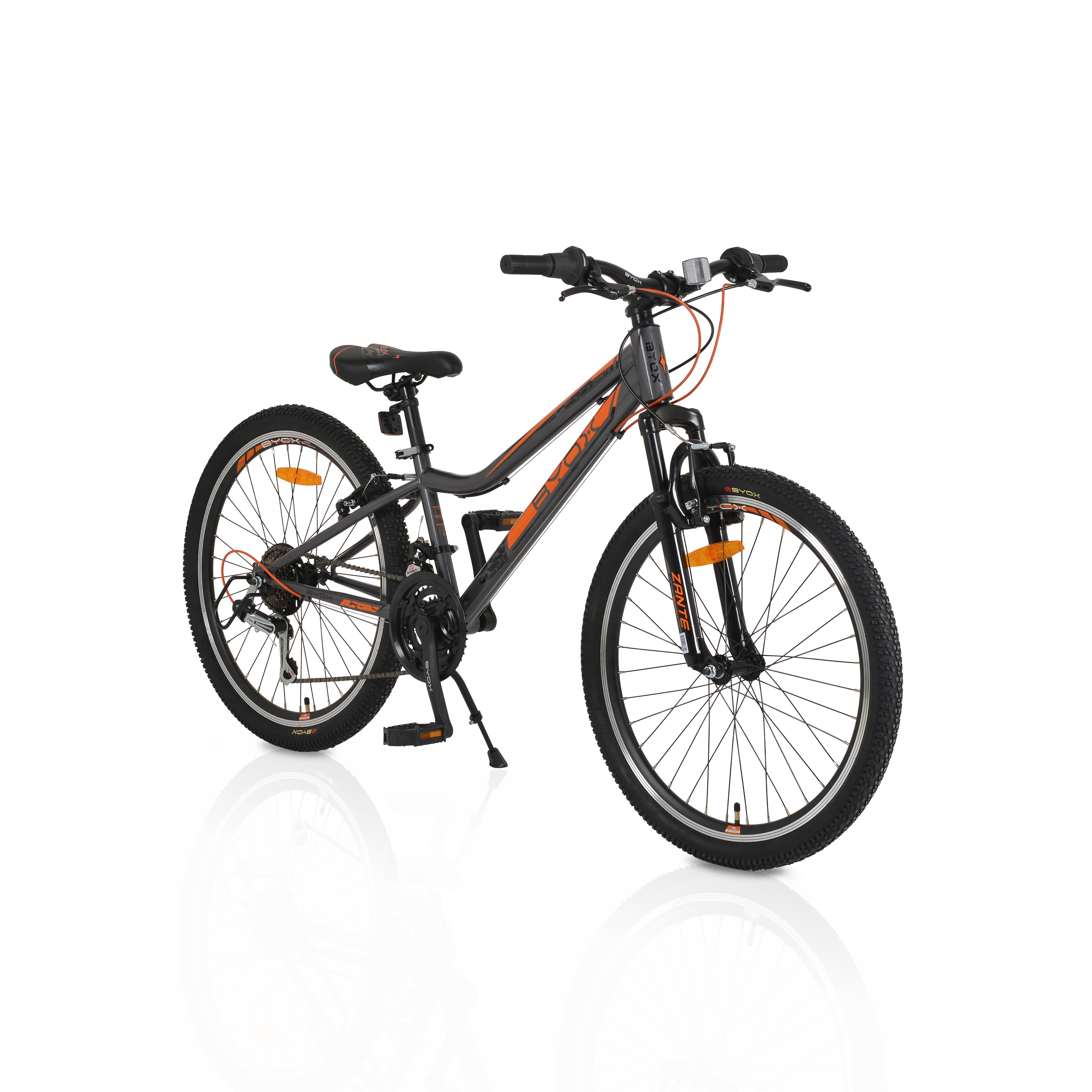 Велосипед със скорости 24" Zante grey