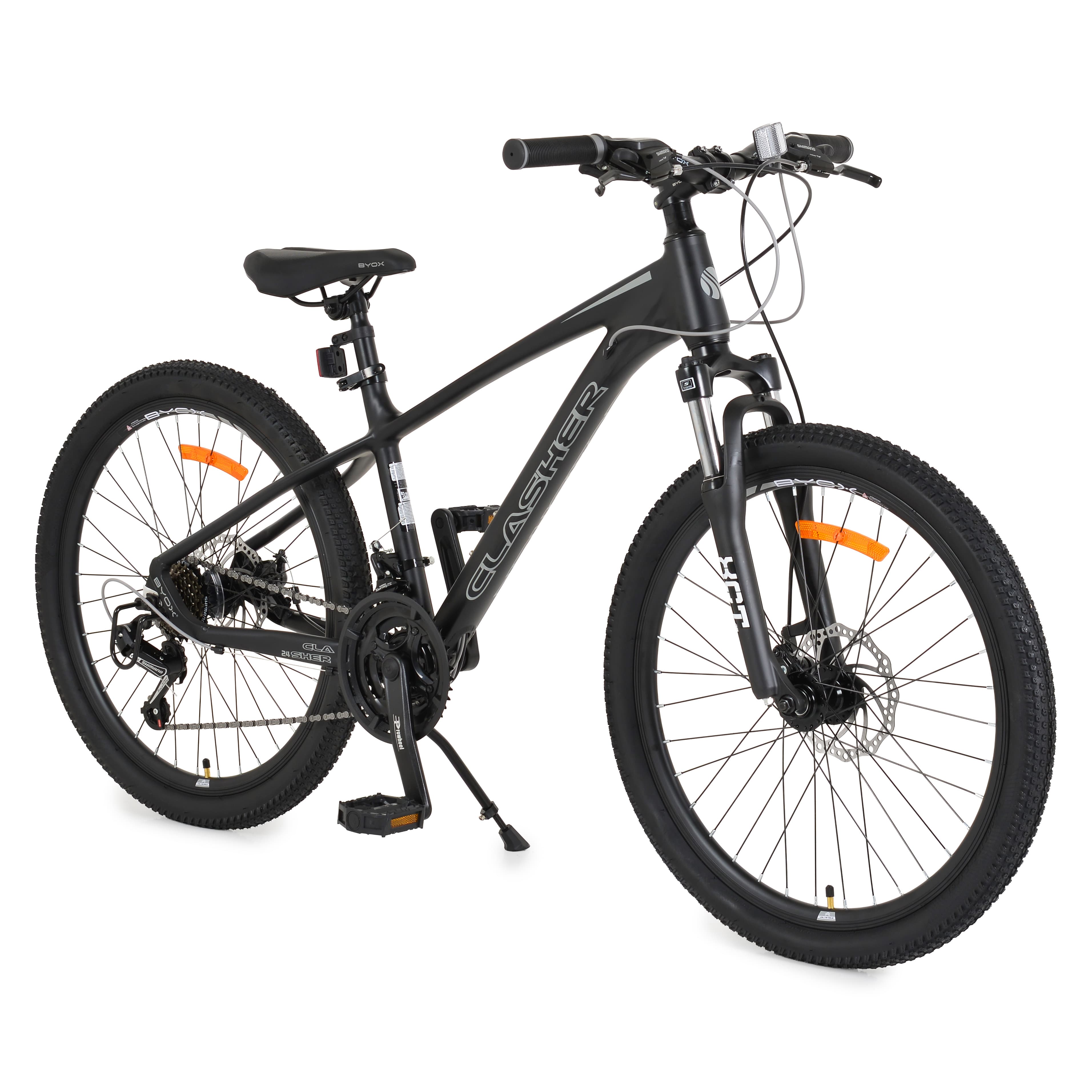 Велосипед със скорости alloy 24" Clasher Anthracite
