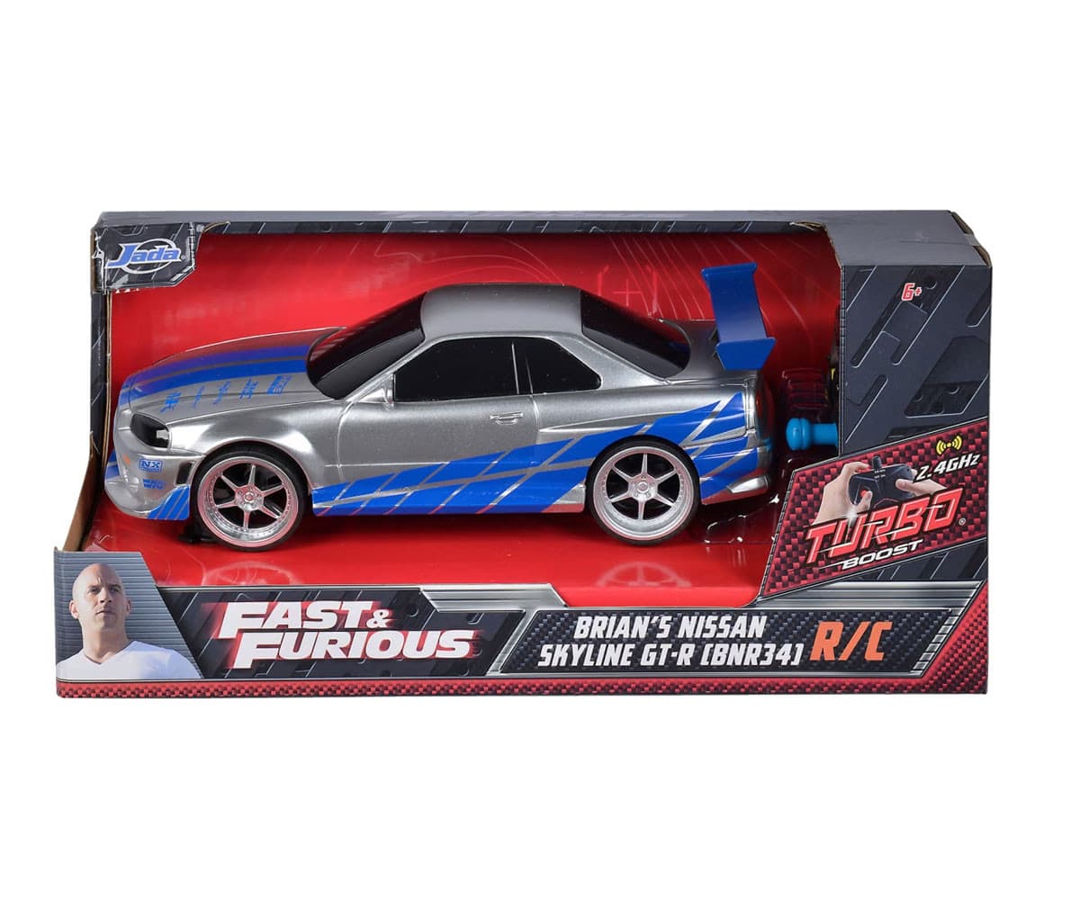Jada - Бързи и яростни: Радиоуправляема кола Nissan Skyline GT-R, 1:24