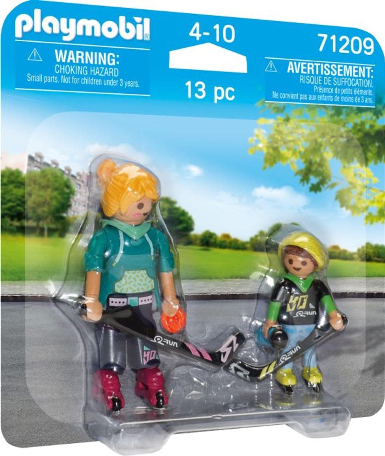 Playmobil - Майка с дете играят хокей на трева
