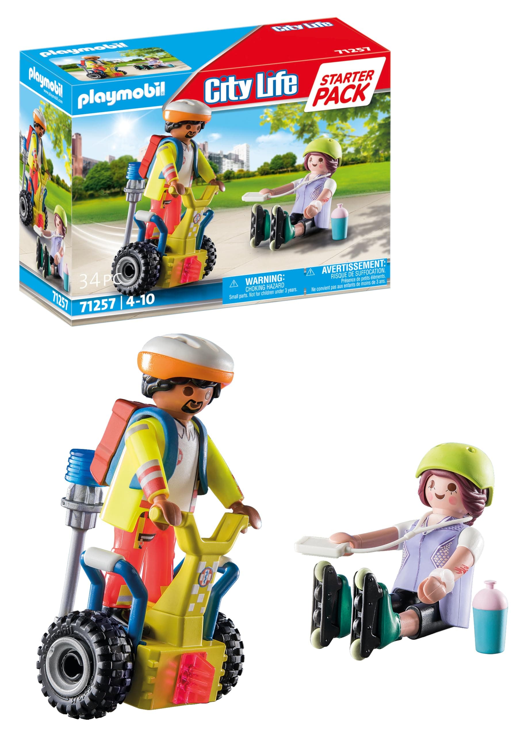 Playmobil - Стартов пакет: Спасяване със самобалансиращ се скутер
