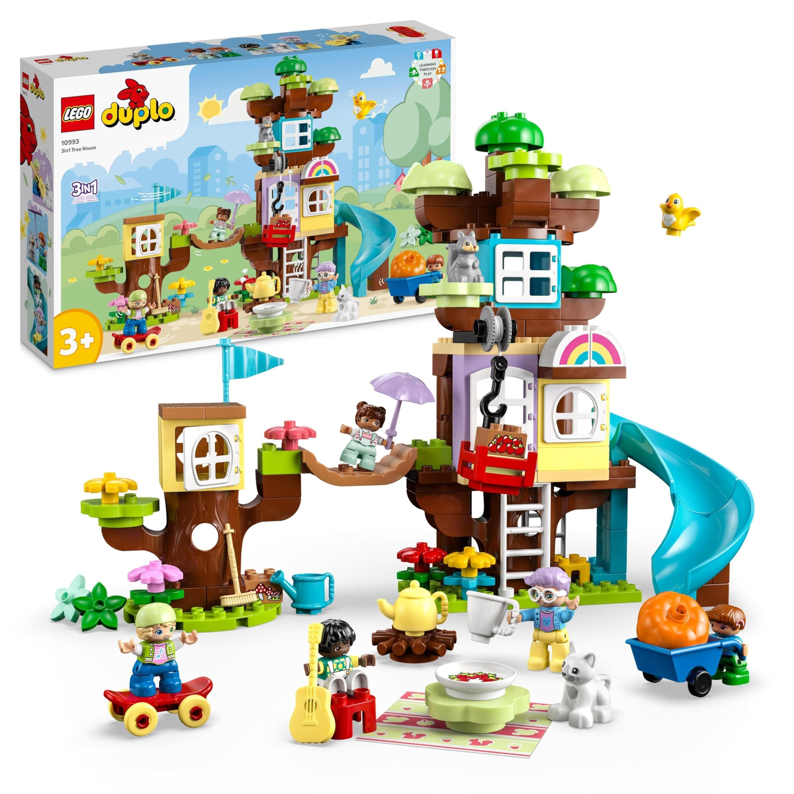 LEGO® DUPLO® Town 10993 - Дървесна къща 3 в 1