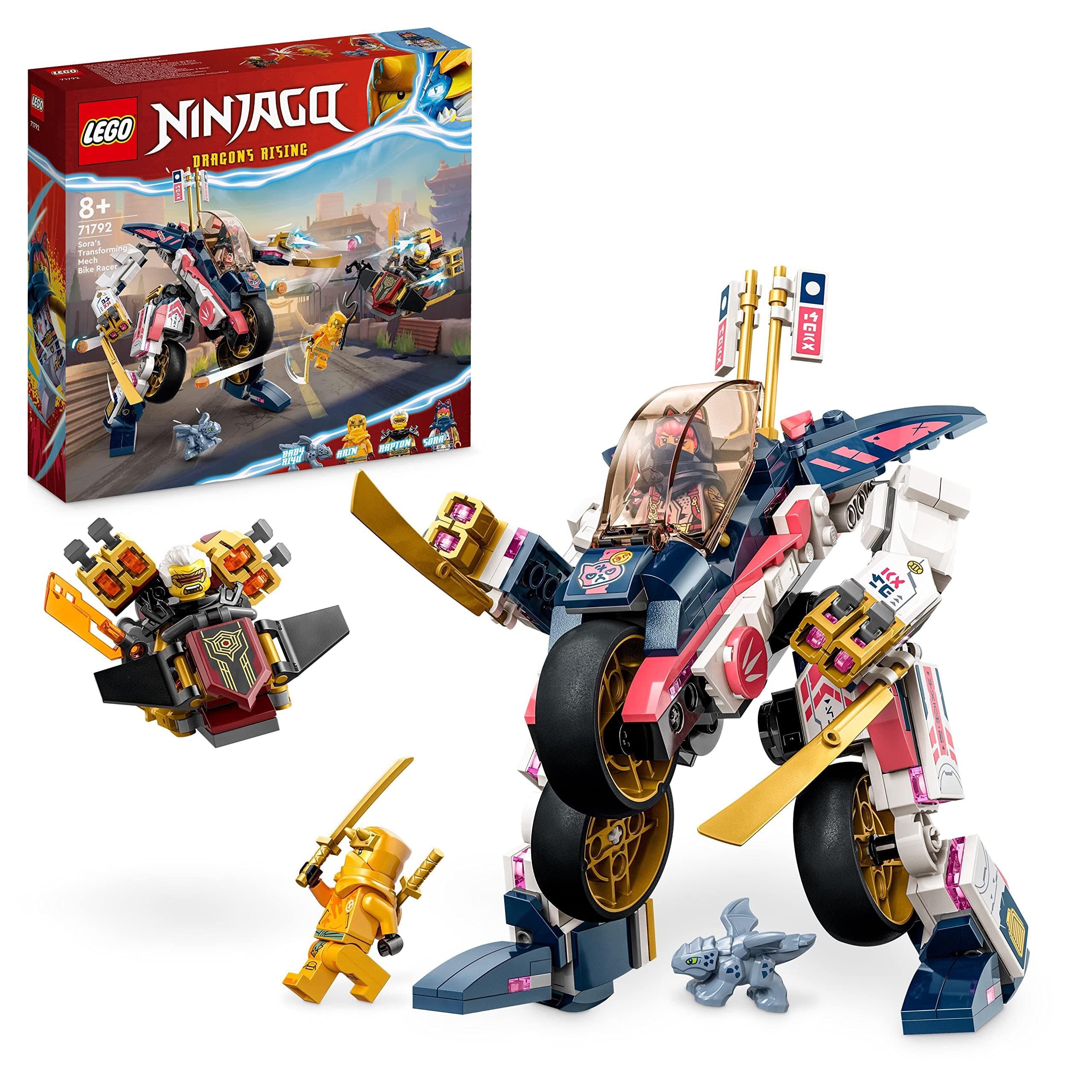 LEGO® NINJAGO® 71792 - Променящият се робот на Сора