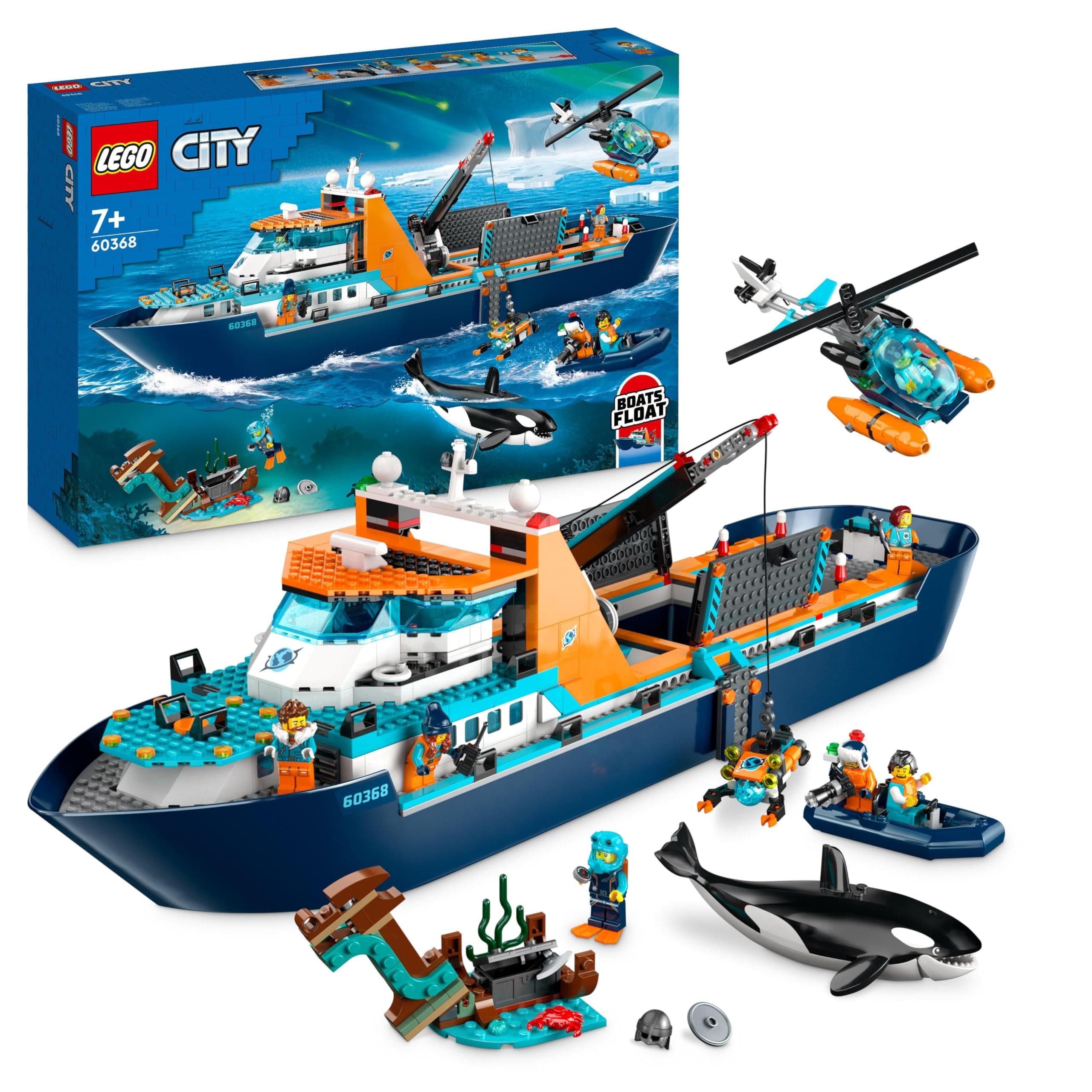 LEGO® City 60368 - Арктически изследователски кораб