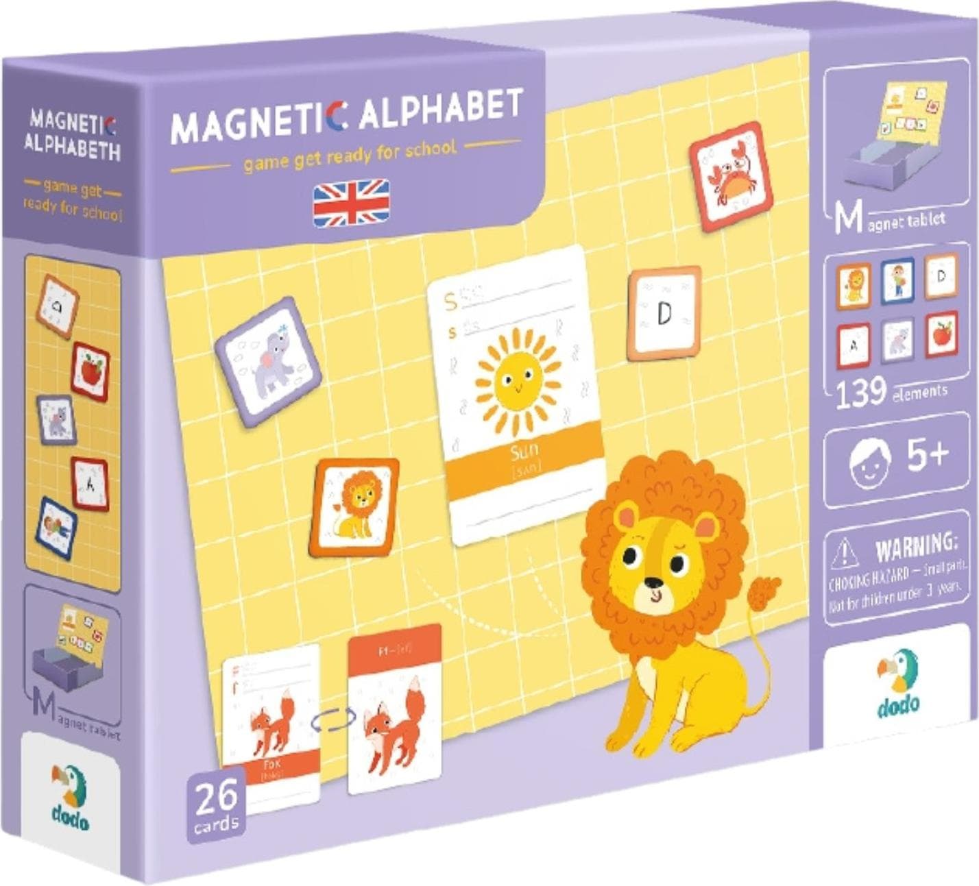 Игра Magnetic Alphabet Dodo, 139 ел.