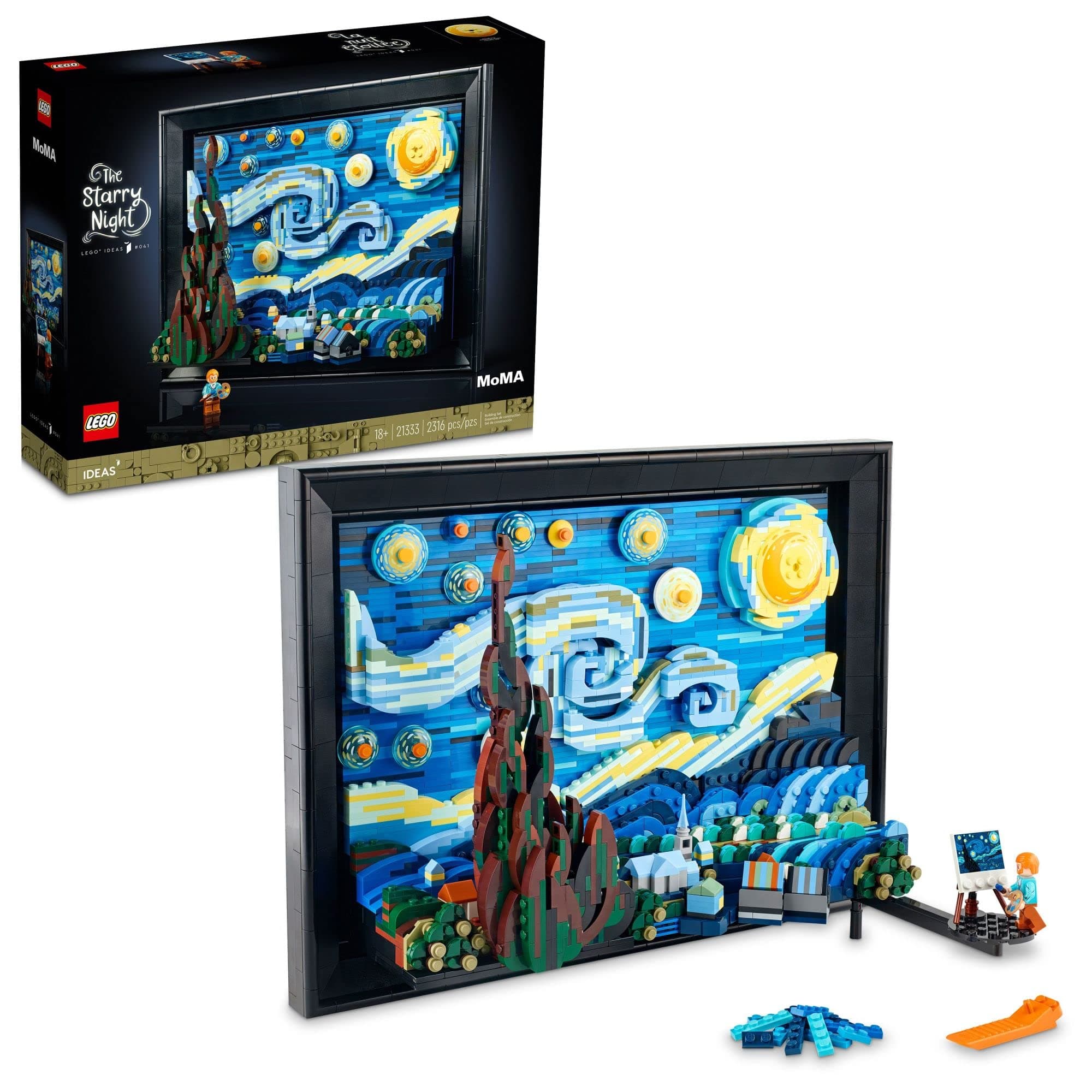LEGO® Ideas 21333 - Винсент ван Гог - Звездна нощ