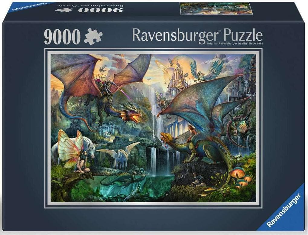 Пъзел Ravensburger 9000 ел. - Вълшебна драконова гора