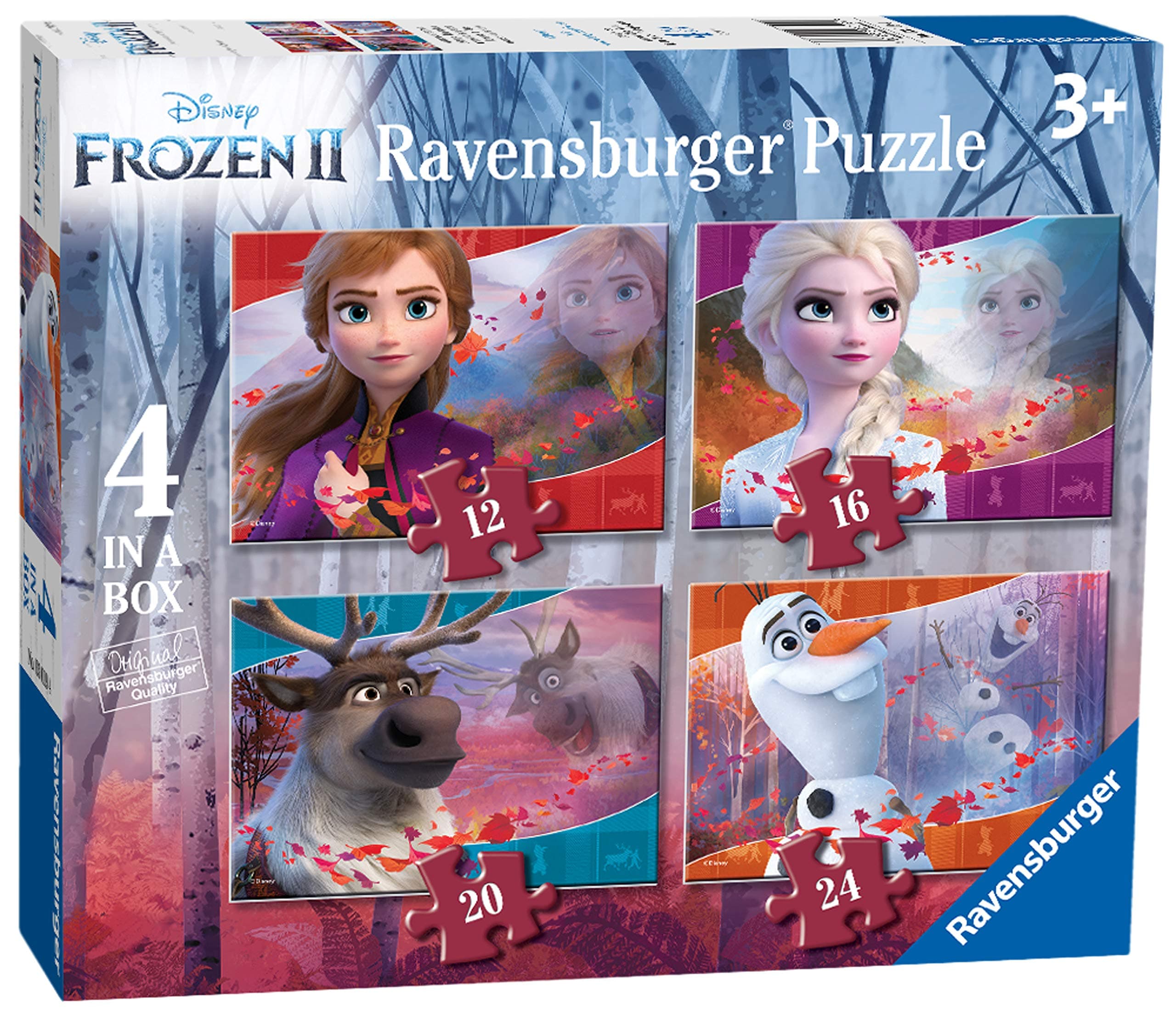 Пъзел Ravensburger 4-в-1: 12/16/20/24 ел. - Моменти във времето