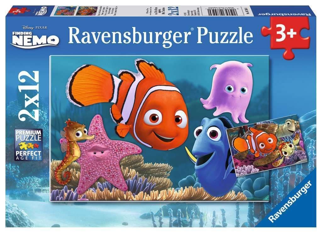 Пъзел Ravensburger 2x12 ел. - Търсенето на Немо