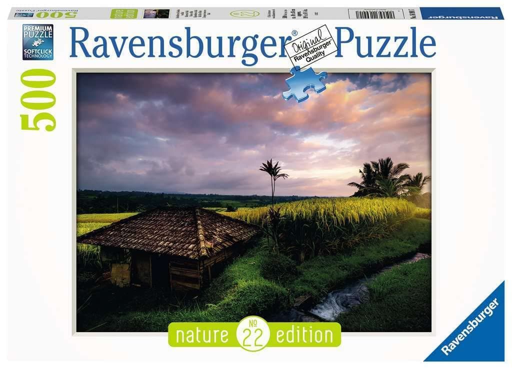 Пъзел Ravensburger 500 ел. - Оризови поля в Бали