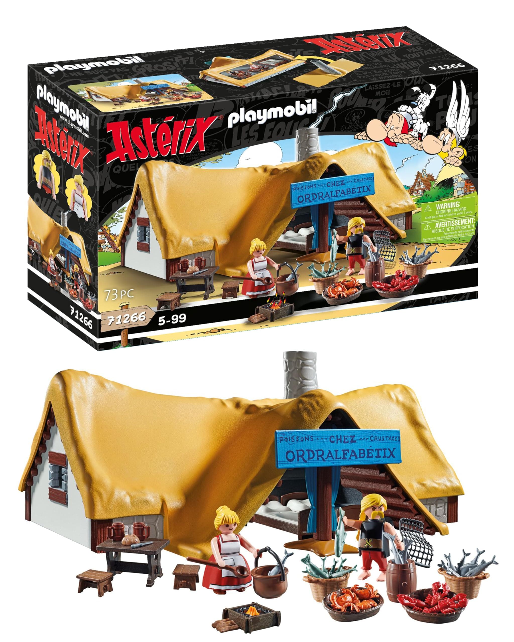 Playmobil - Астерикс: Хижата на Нехигиеникса