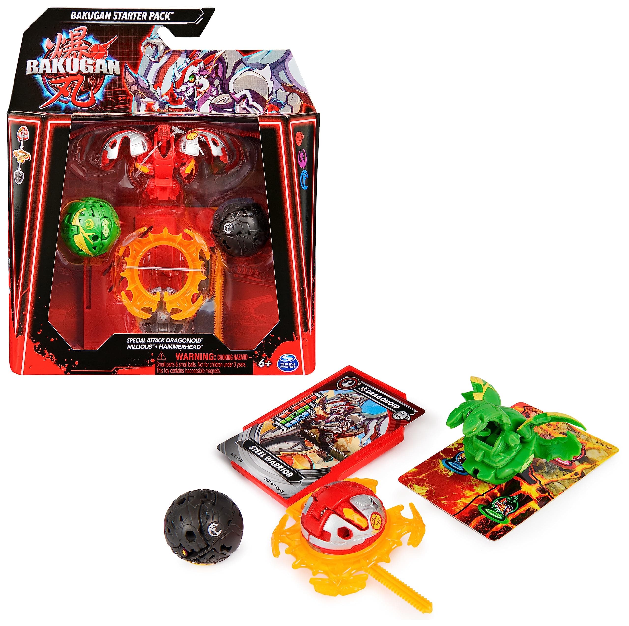 Игрален комплект Bakugan Special Attack Dragonoid&Nillious&Hammerhead