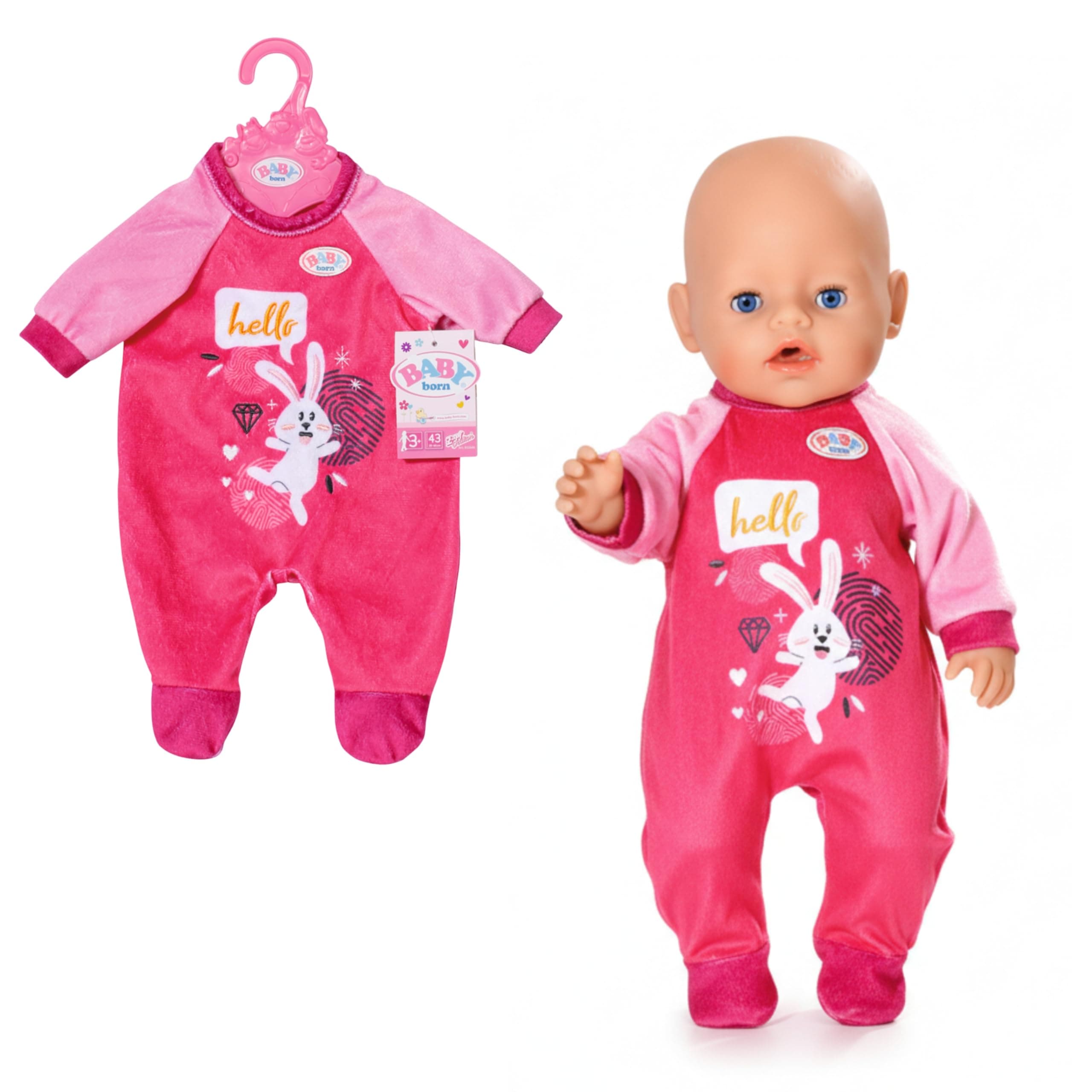 BABY Born - Розов ромпър
