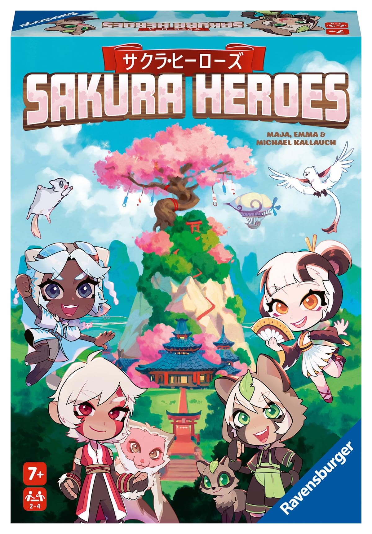 Настолна игра Ravensburger - Sakura Heroes