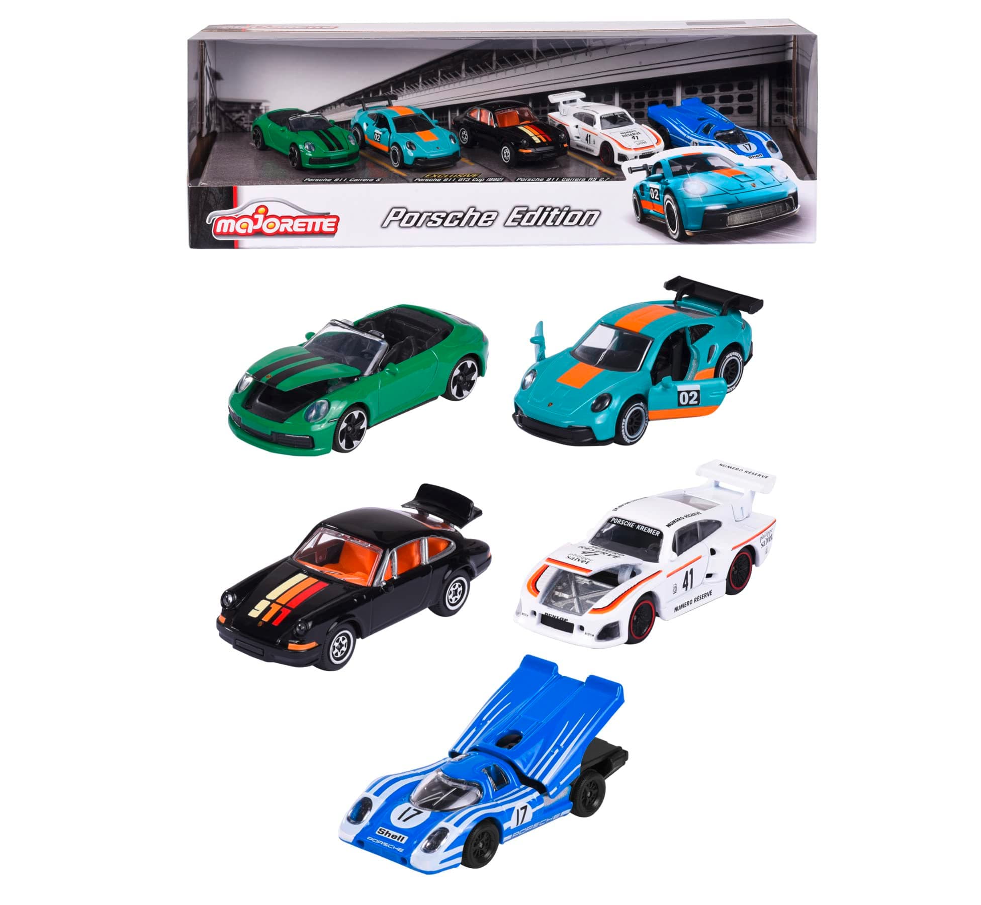 Majorette - Сет Porsche Motorsport 5 Pieces