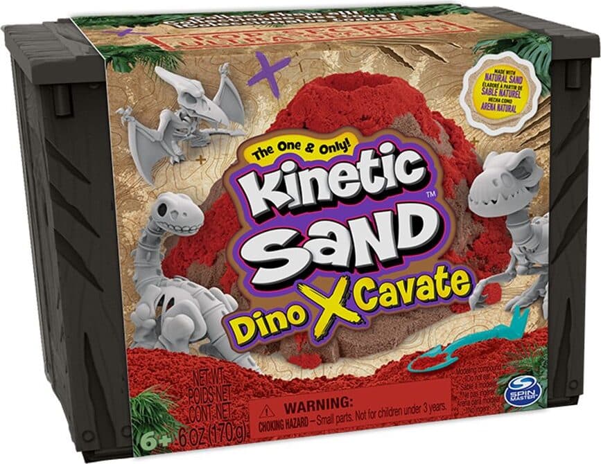 Kinetic Sand - Изкопаеми скелети на динозавърчета