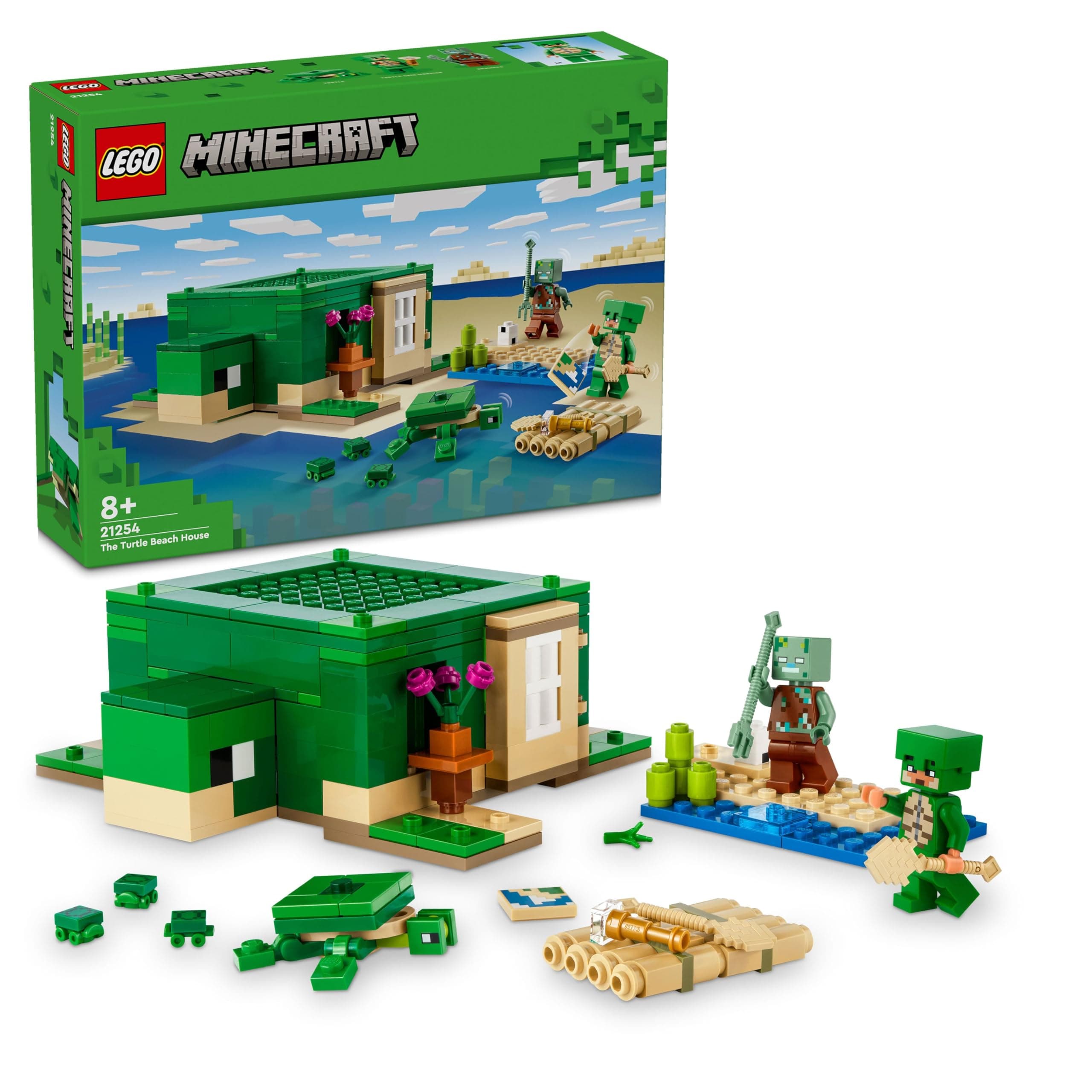 LEGO® Minecraft™ 21254 - Къща на плажа на костенурките