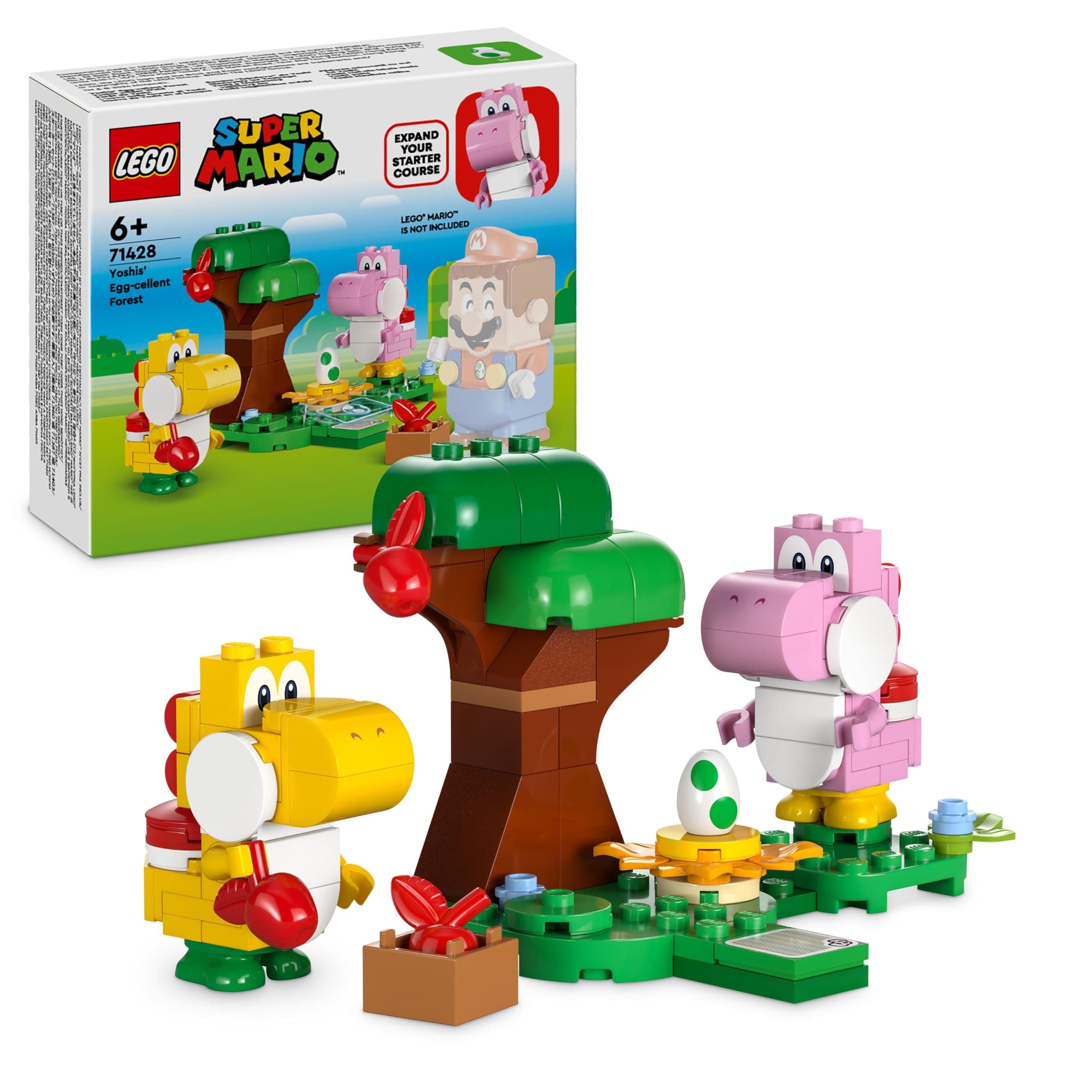 LEGO® Super Mario™ 71428 - Комплект с допълнения Yoshis' Egg-cellent Forest