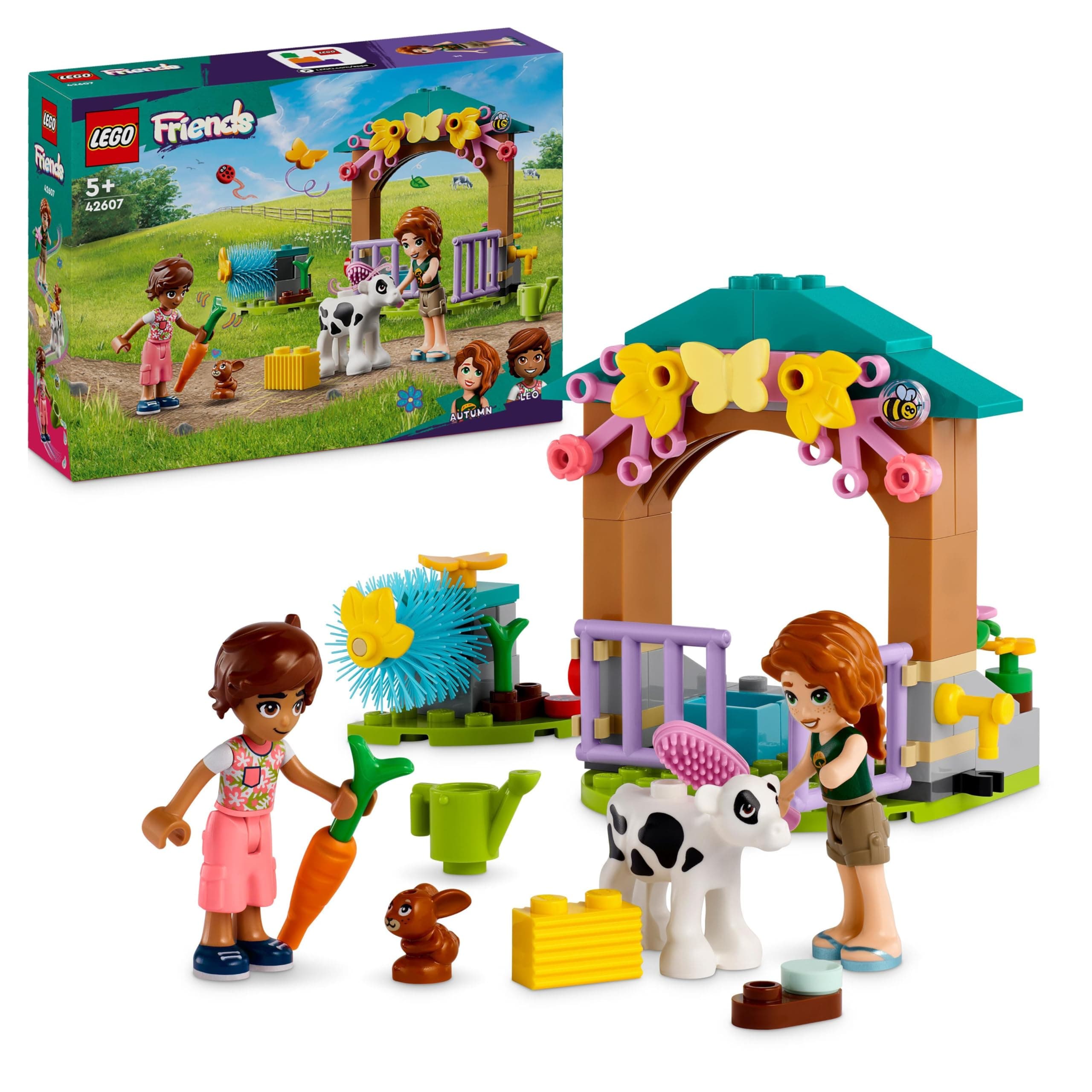 LEGO® Friends 42607 - Оборът на теленцето на Отъм