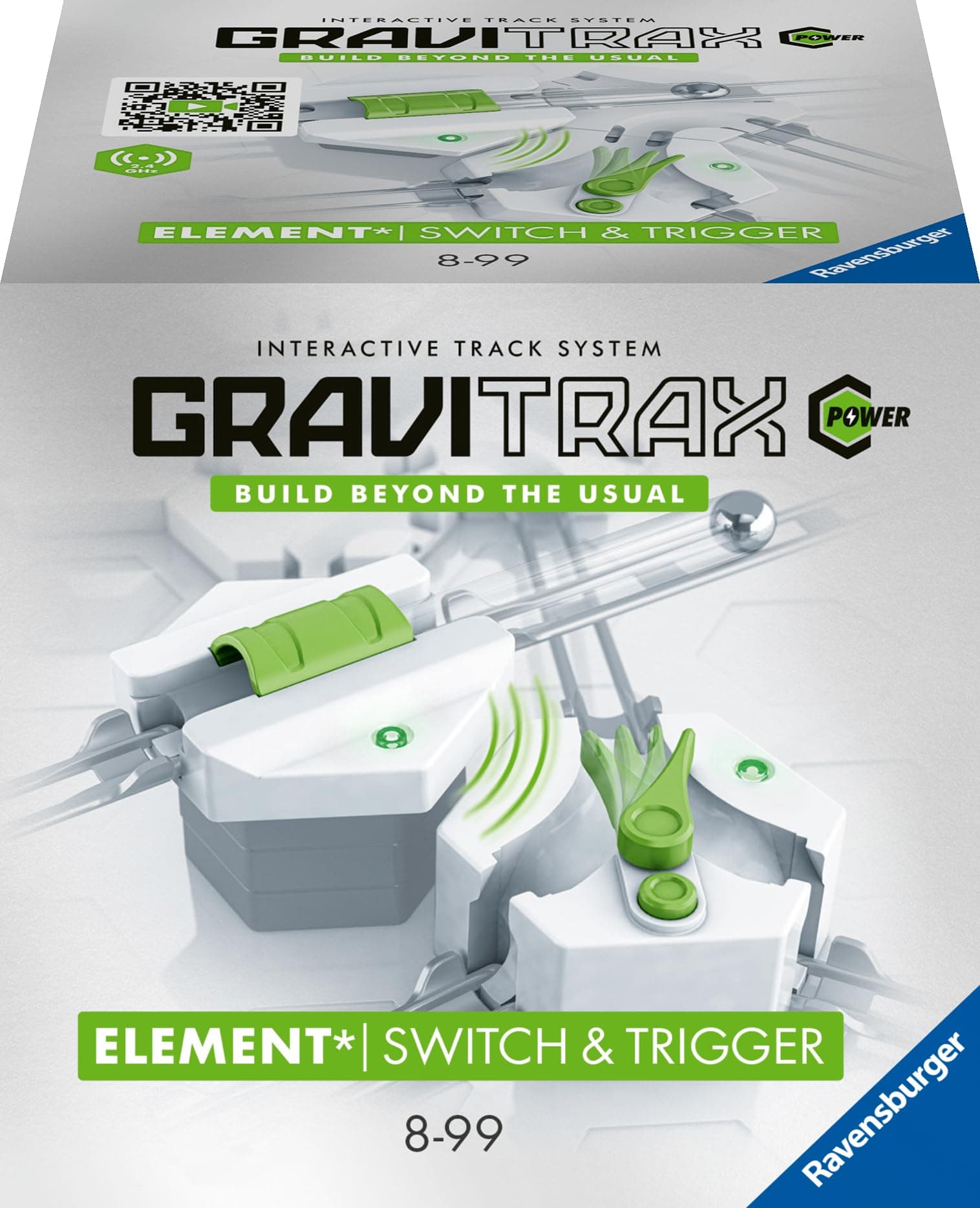 Настолна игра Ravensburger GraviTrax Power - Допълнение Спусък и превключвател