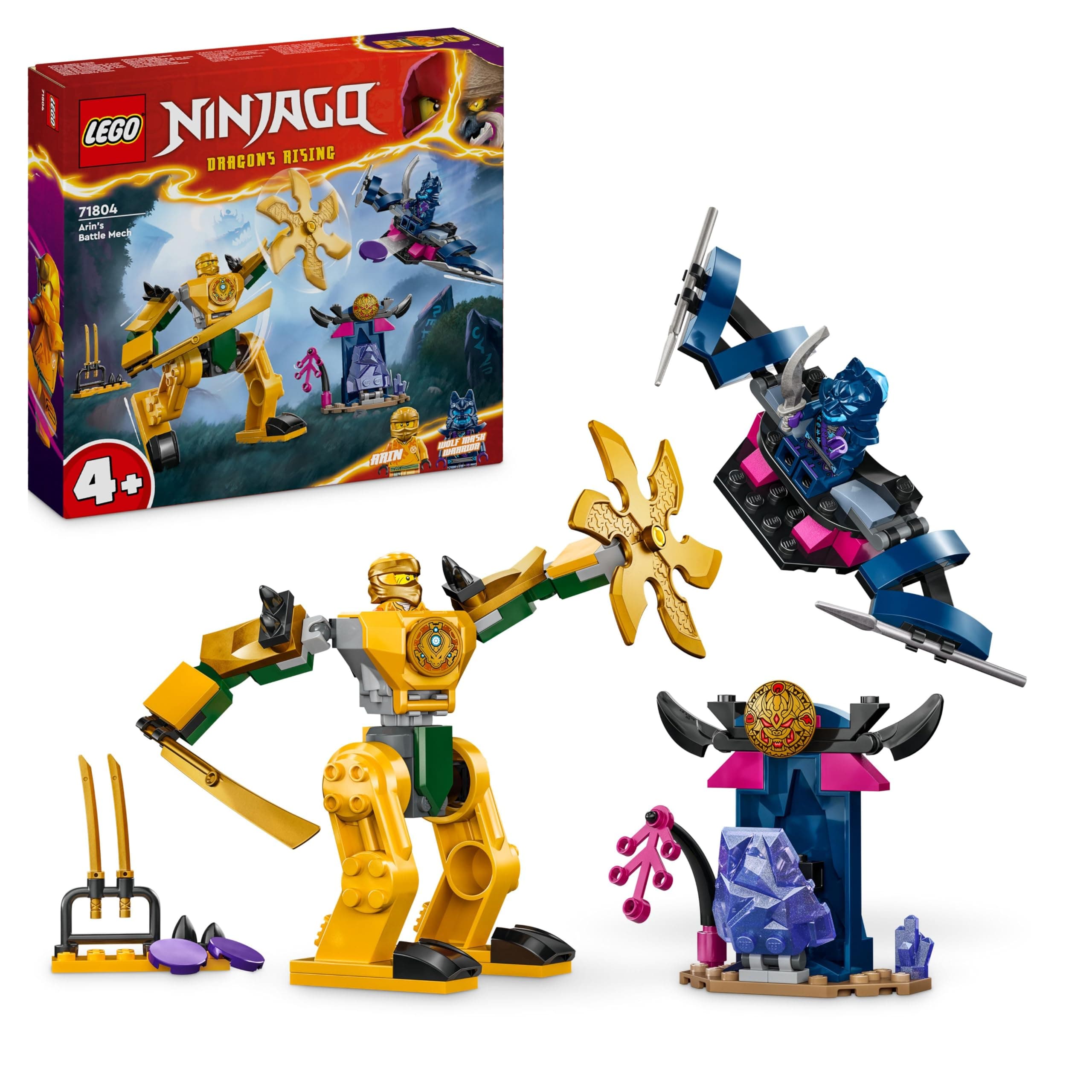 LEGO® NINJAGO® 71804 - Битка с робота на Арин