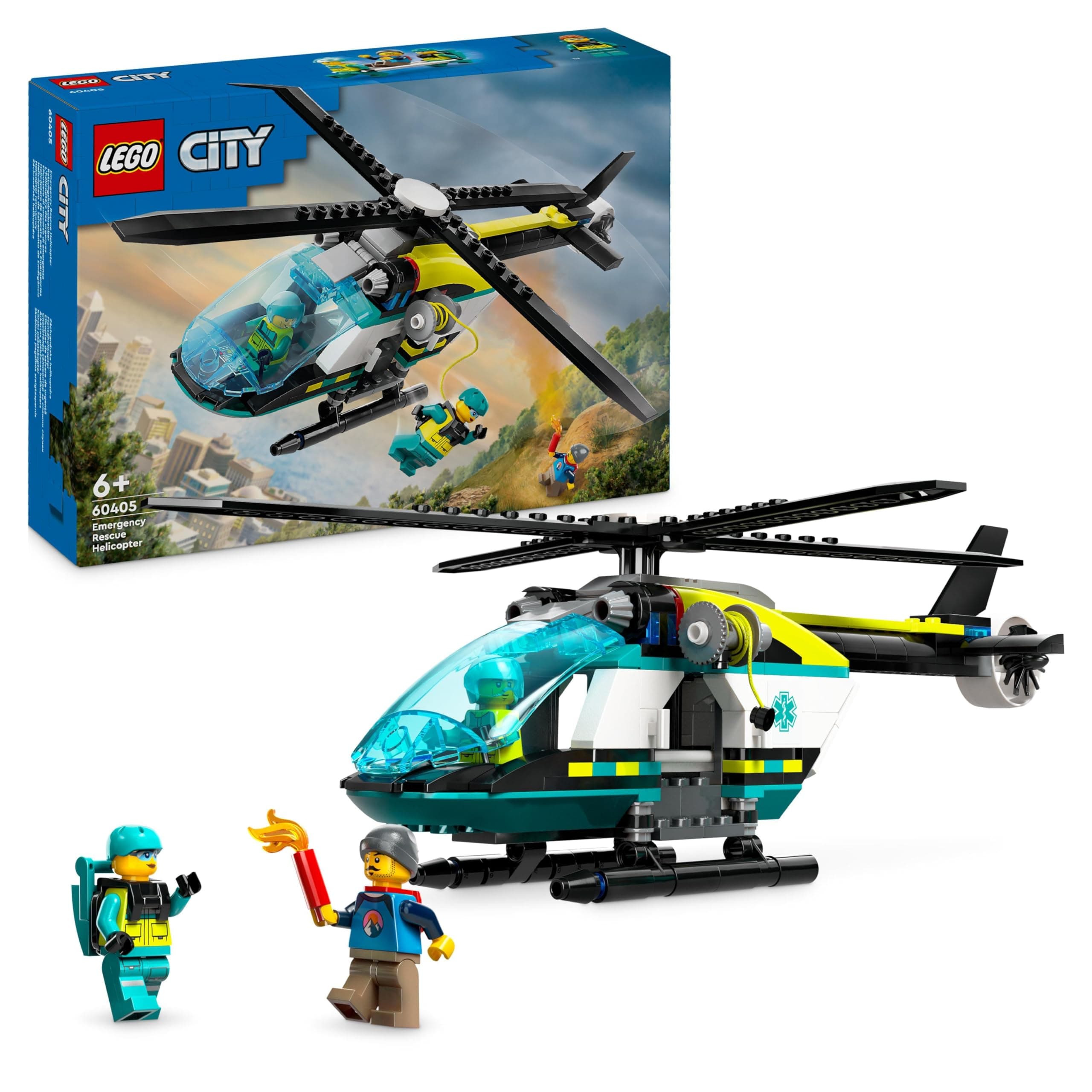 LEGO® City Great Vehicles 60405 - Спасителен хеликоптер за спешни случаи