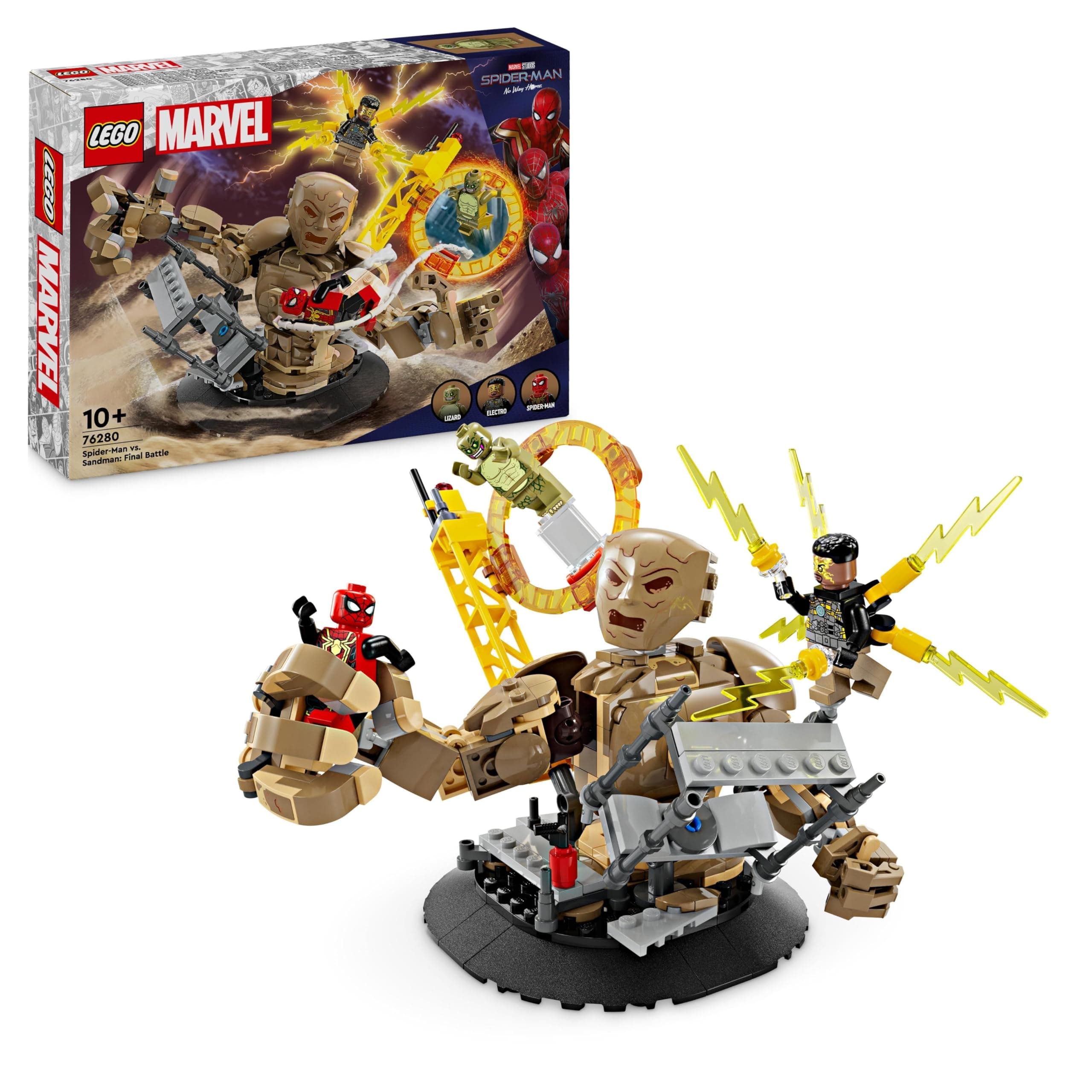 LEGO® Marvel Super Heroes 76280 - Спайдърмен срещу Пясъчния човек: Последната битка
