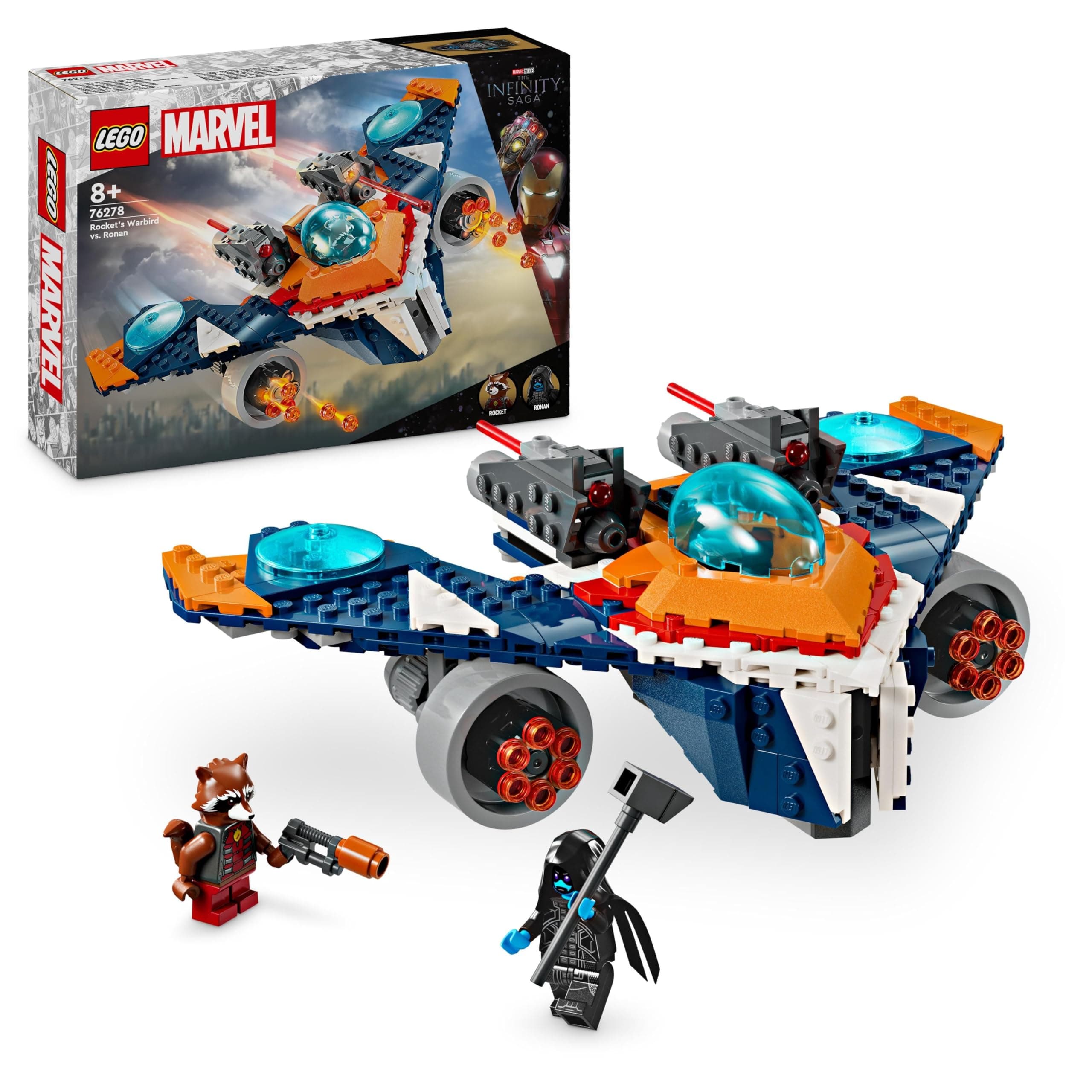 LEGO® Marvel Super Heroes 76278 - Корабът Warbird на Ракета срещу Ронан