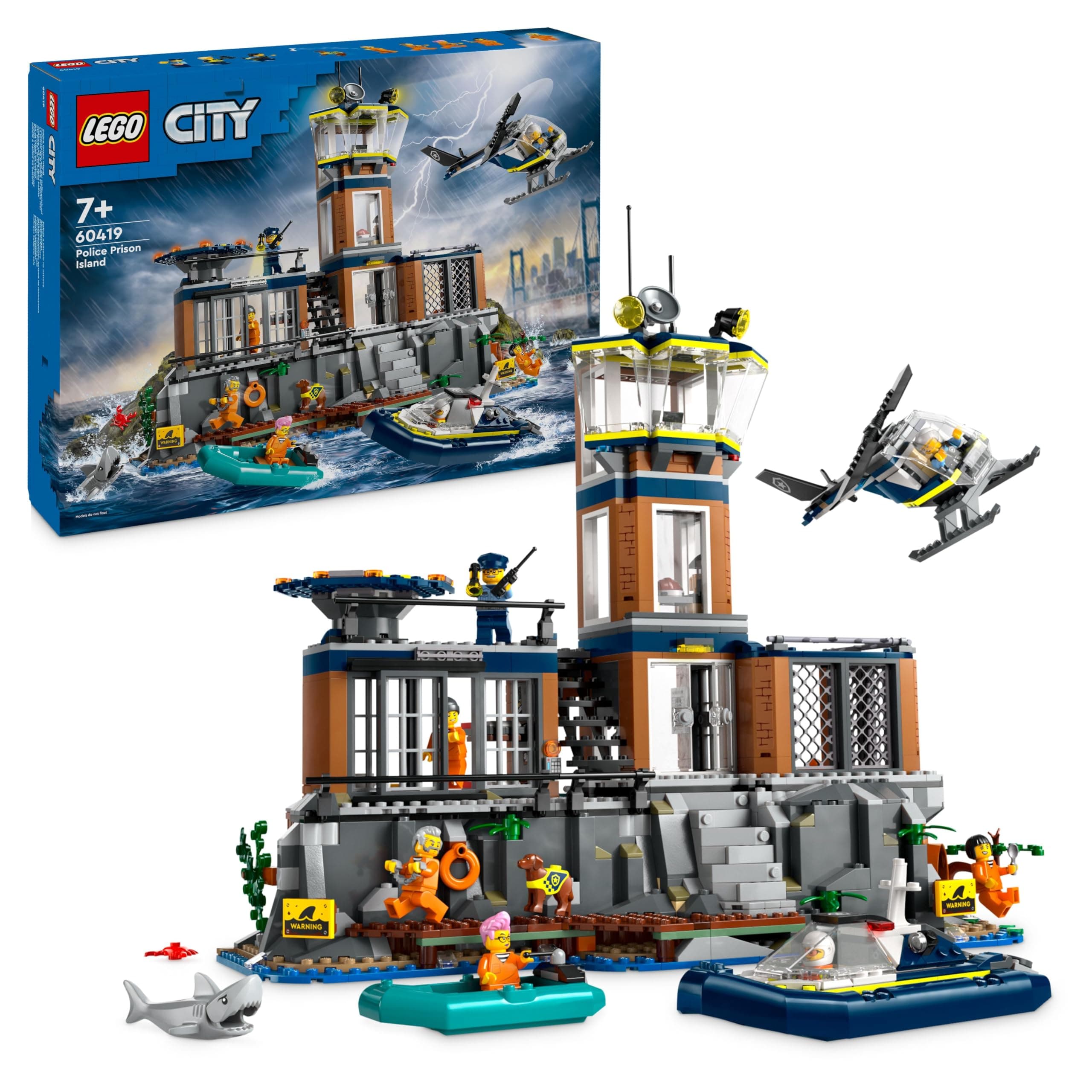 LEGO® City Police 60419 - Затворническият остров на полицията