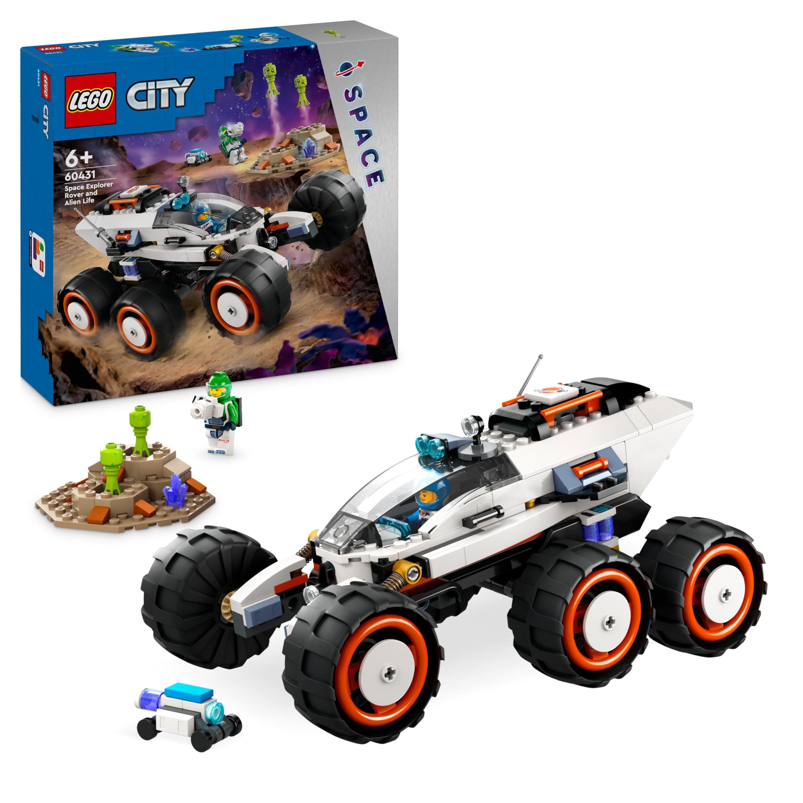 LEGO® City Space 60431 - Космически изследователски всъдеход и извънземен живот