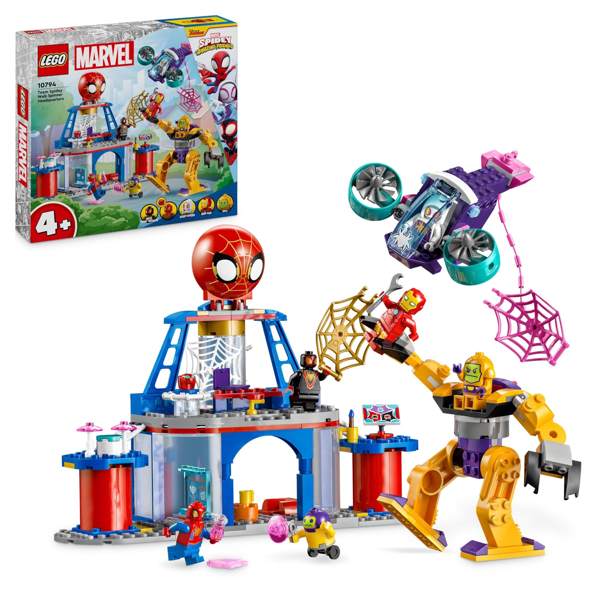 LEGO® Spidey 10794 - Щаб на отбора на Спайди