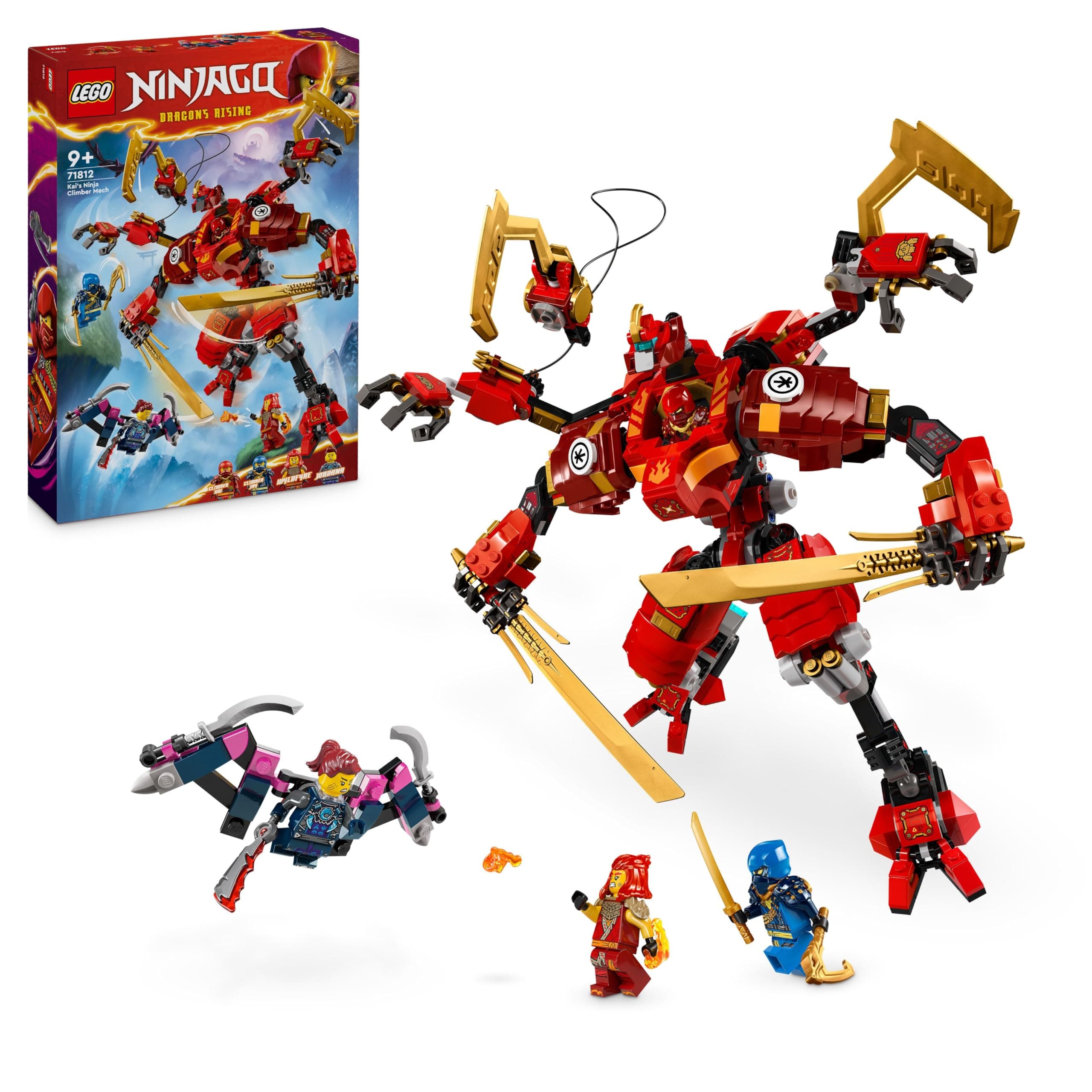 LEGO® NINJAGO® 71812 - Нинджа робот катерач на Кай