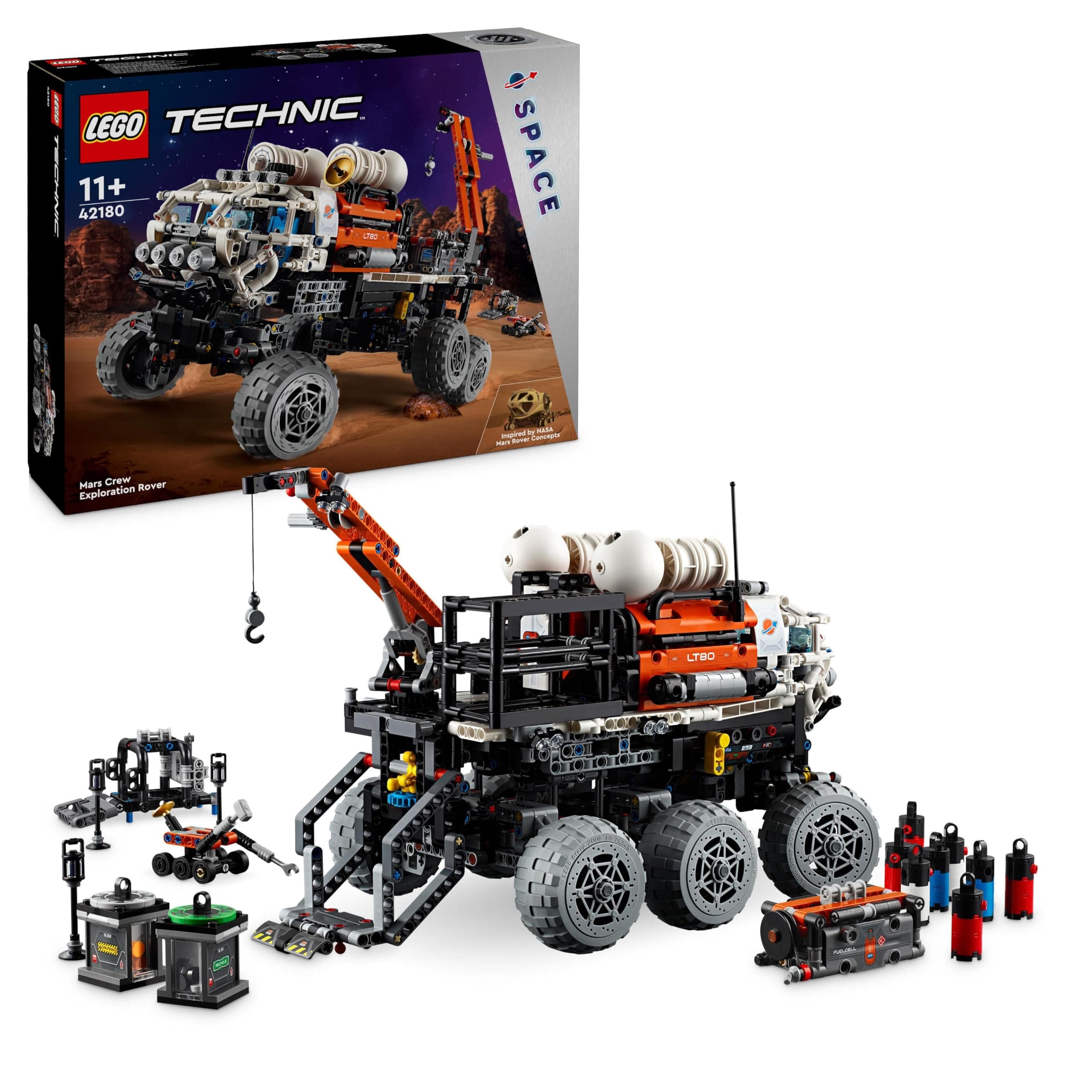 LEGO® Technic 42180 - Изследователски всъдеход и екипаж на Марс